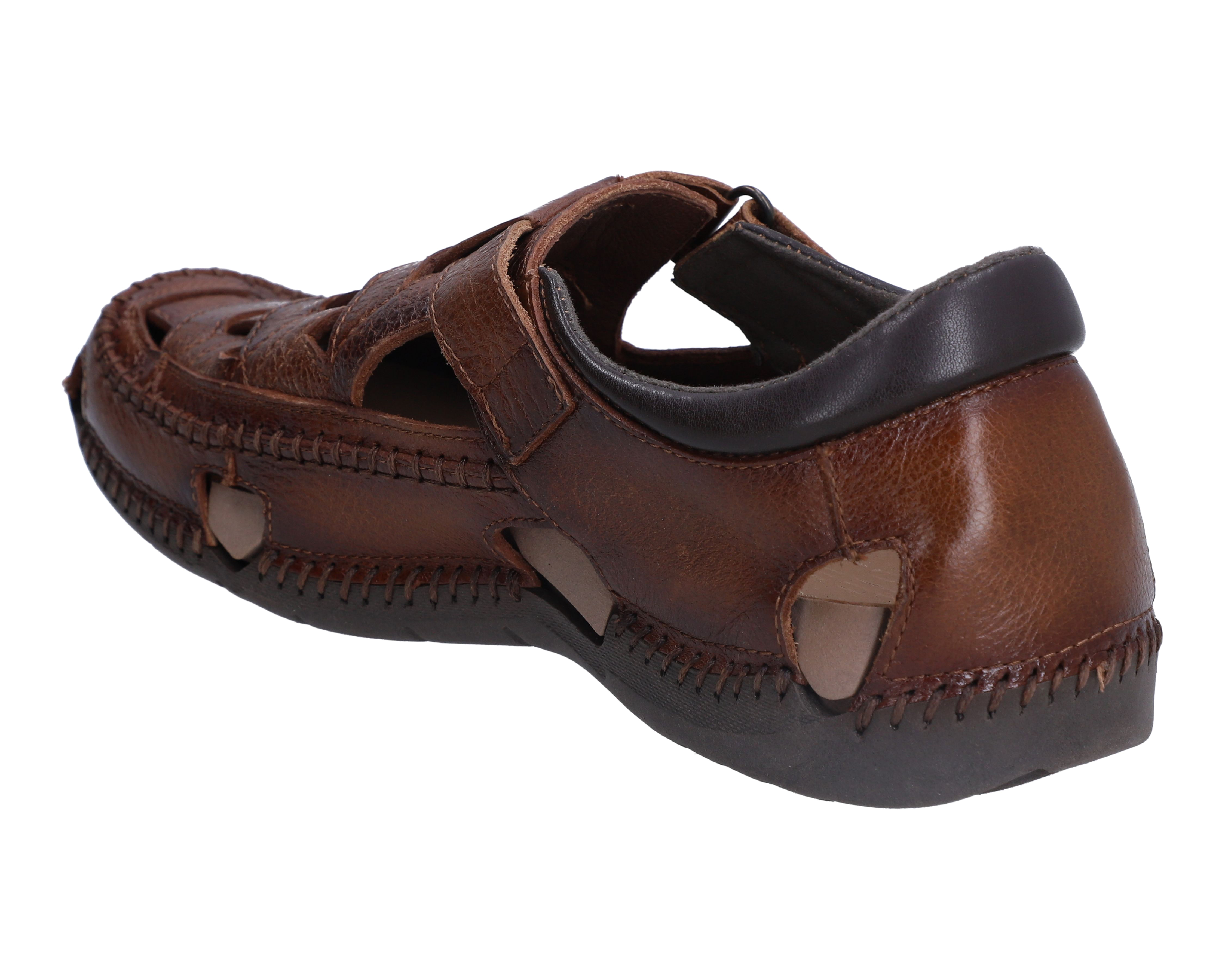 Foto 4 pulgar | Foto 3 | Sandalias Confort Lobo Solo de Piel para Hombre