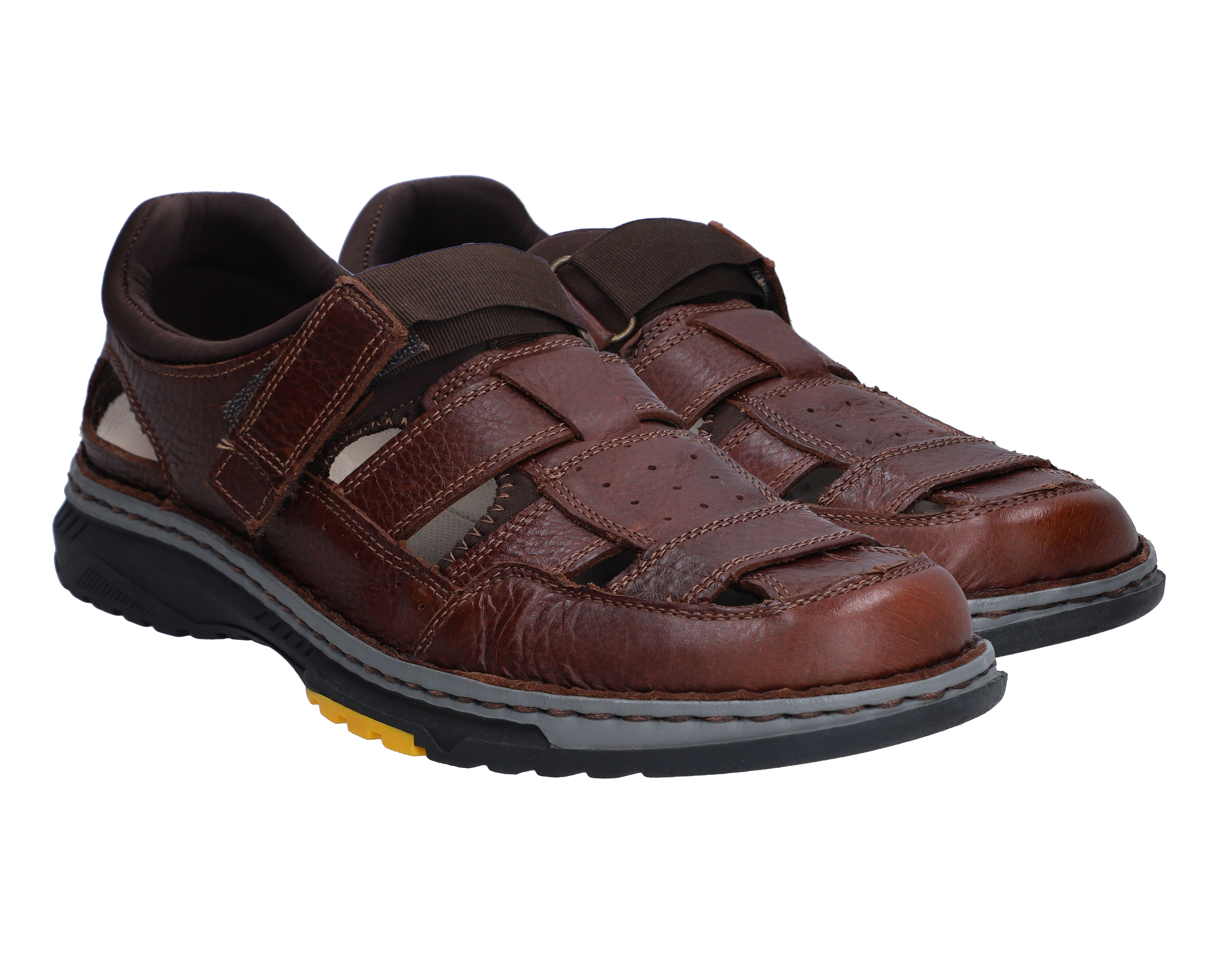 Sandalias Confort Lobo Solo de Piel para Hombre