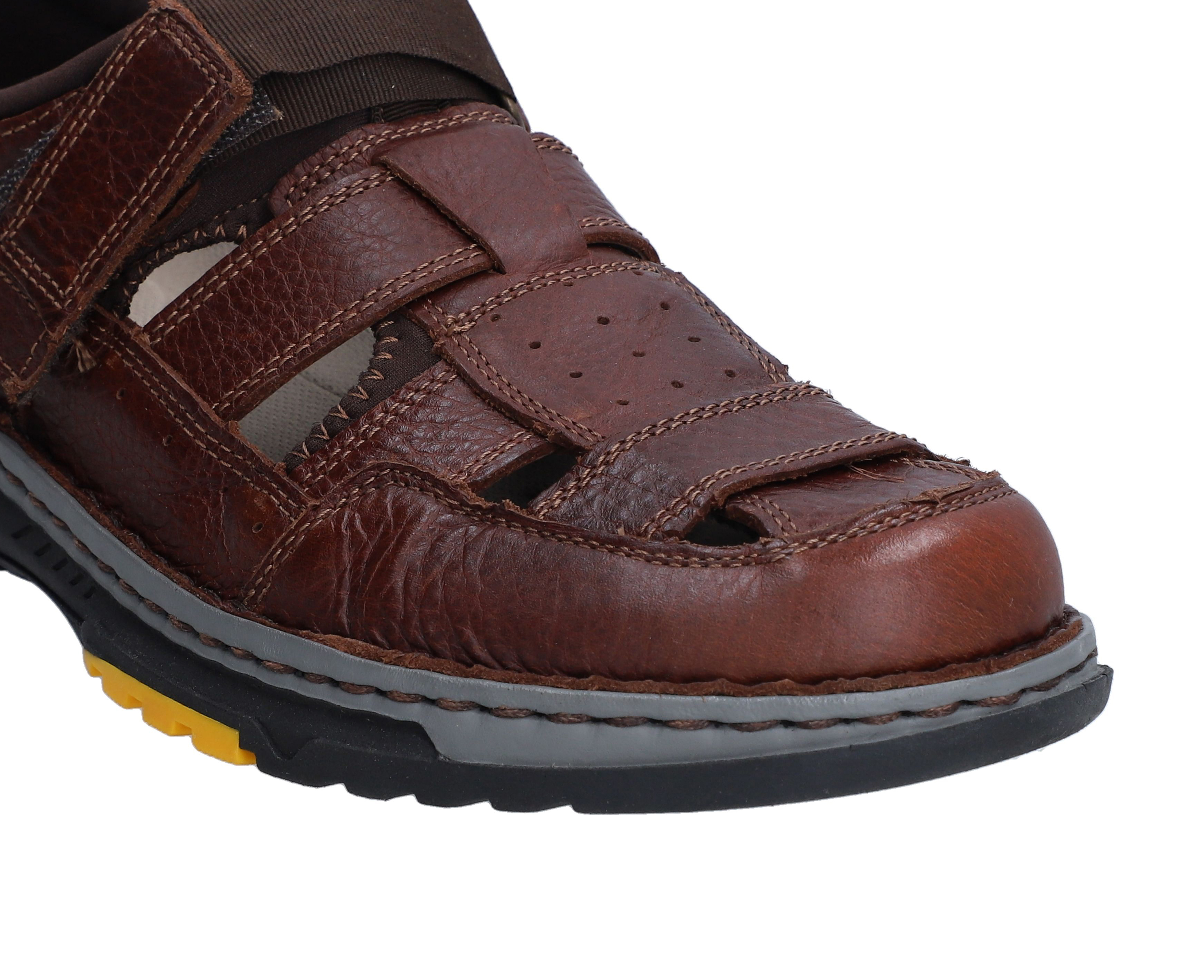 Foto 6 | Foto 6 | Sandalias Confort Lobo Solo de Piel para Hombre