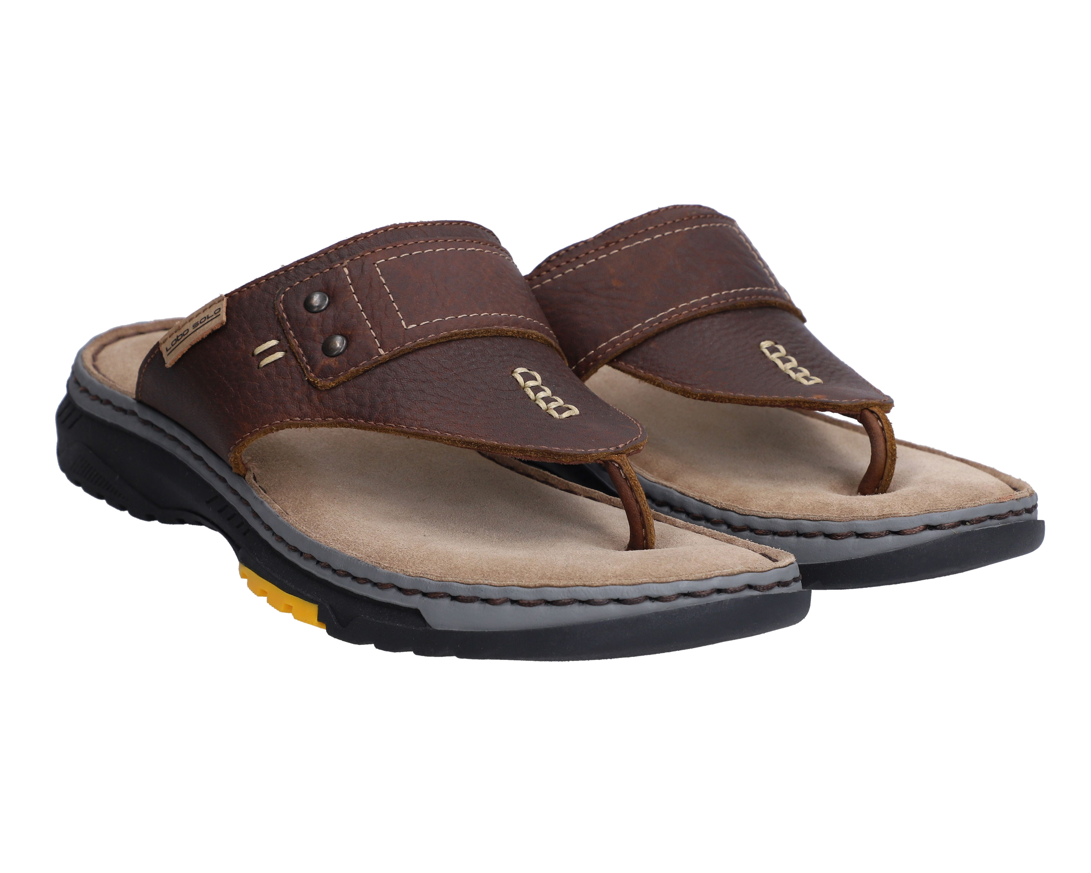 Foto 1 | Foto 1 | Sandalias Confort Lobo Solo de Piel para Hombre