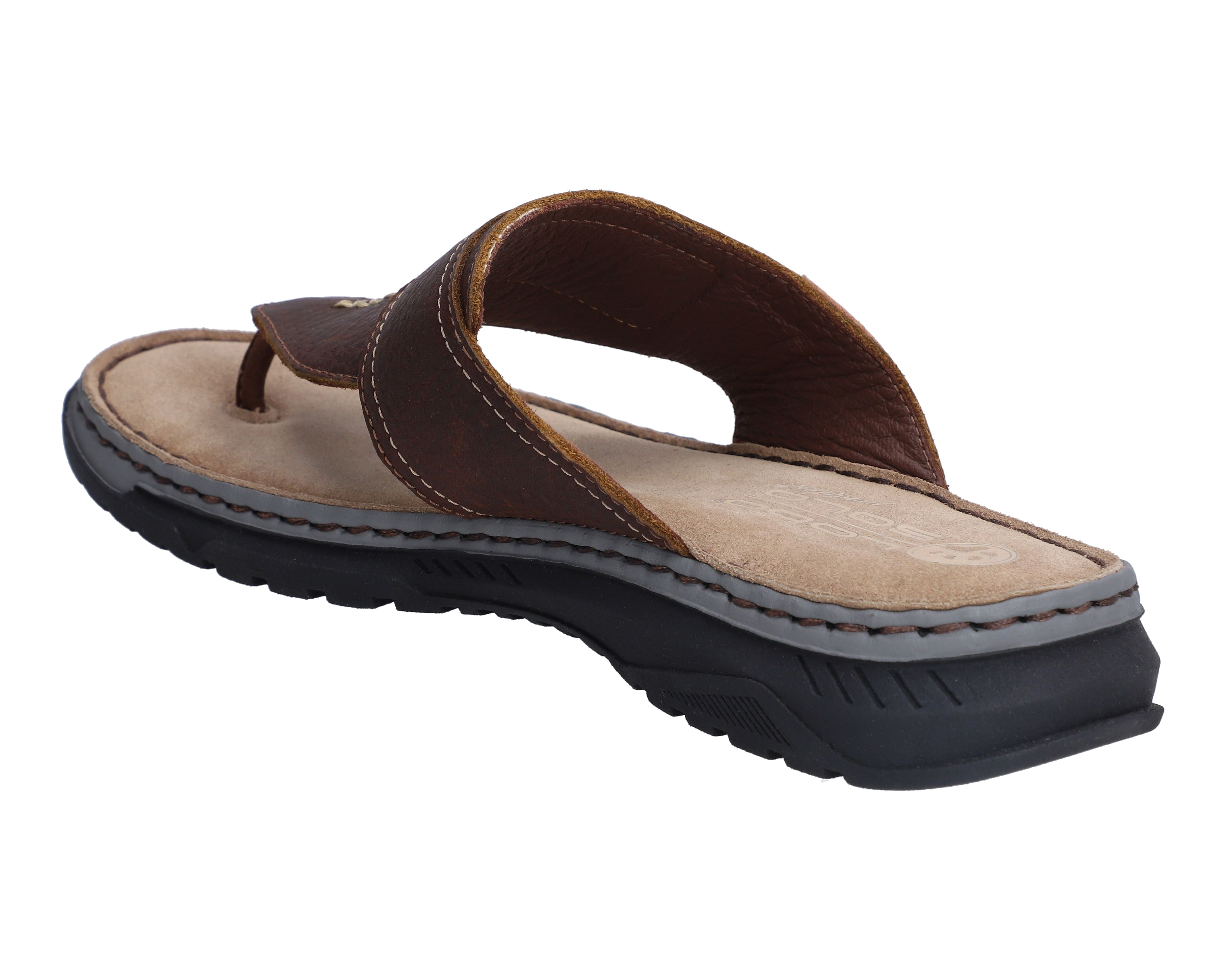 Foto 4 pulgar | Foto 3 | Sandalias Confort Lobo Solo de Piel para Hombre