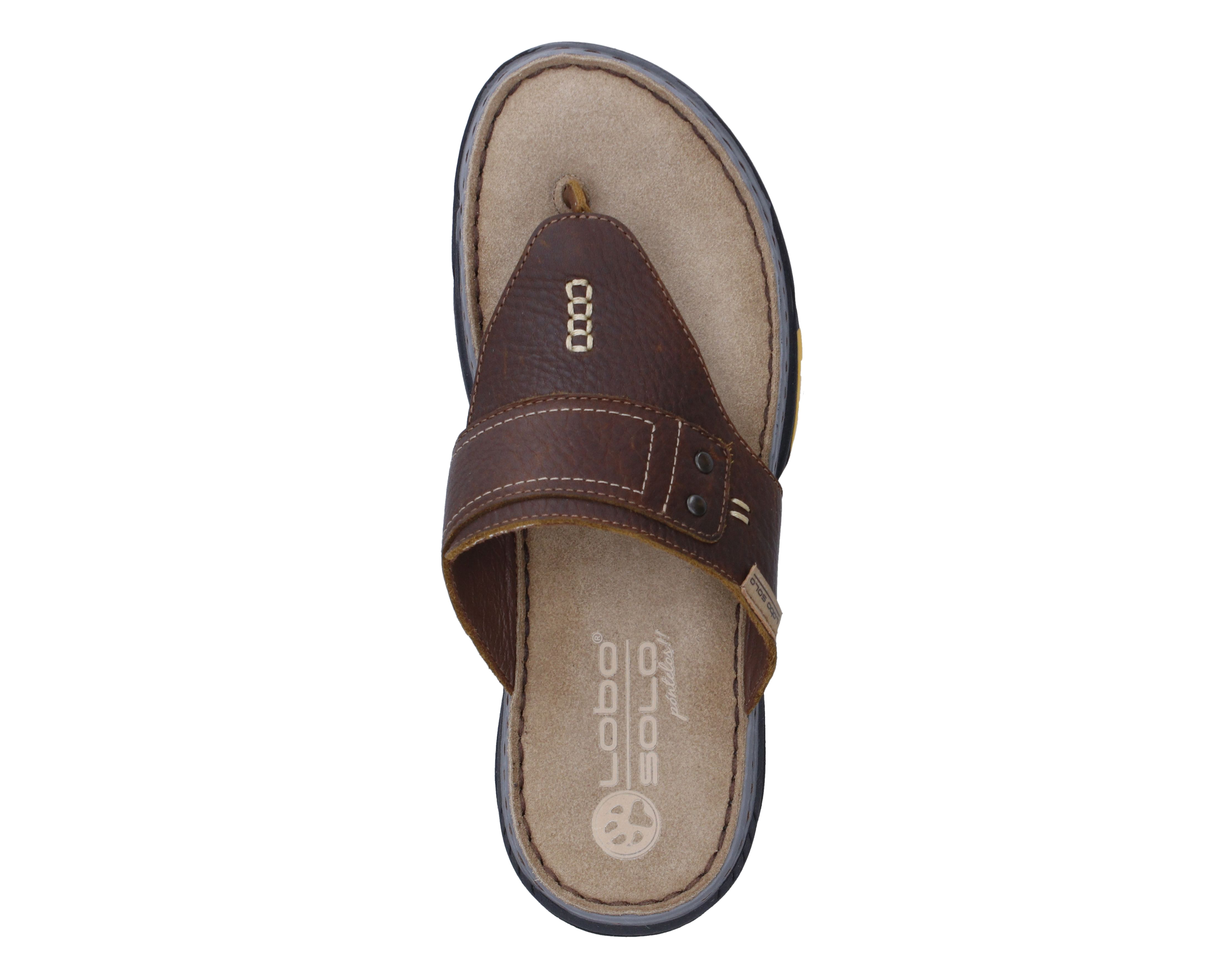 Foto 6 pulgar | Foto 5 | Sandalias Confort Lobo Solo de Piel para Hombre