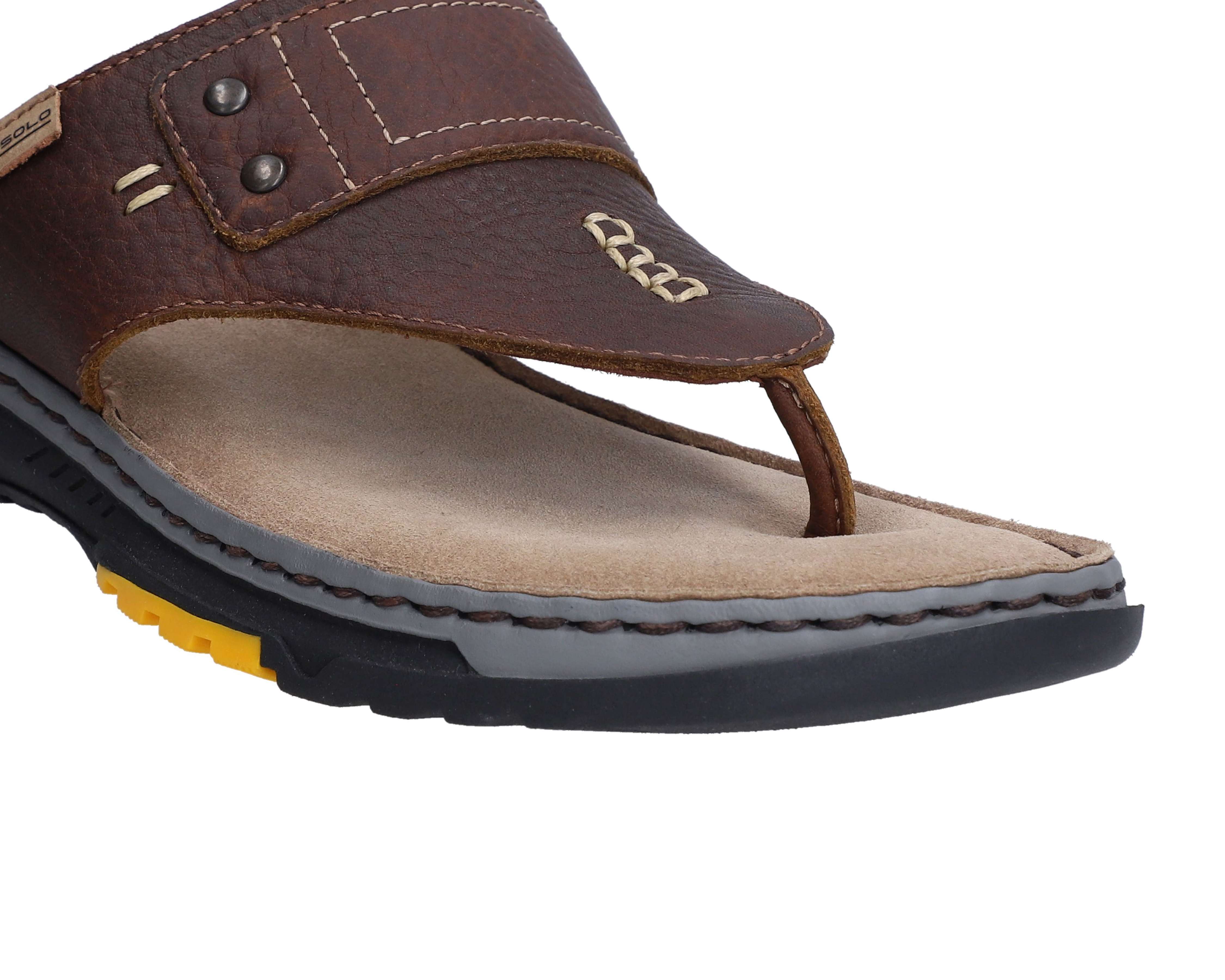 Foto 7 pulgar | Foto 6 | Sandalias Confort Lobo Solo de Piel para Hombre