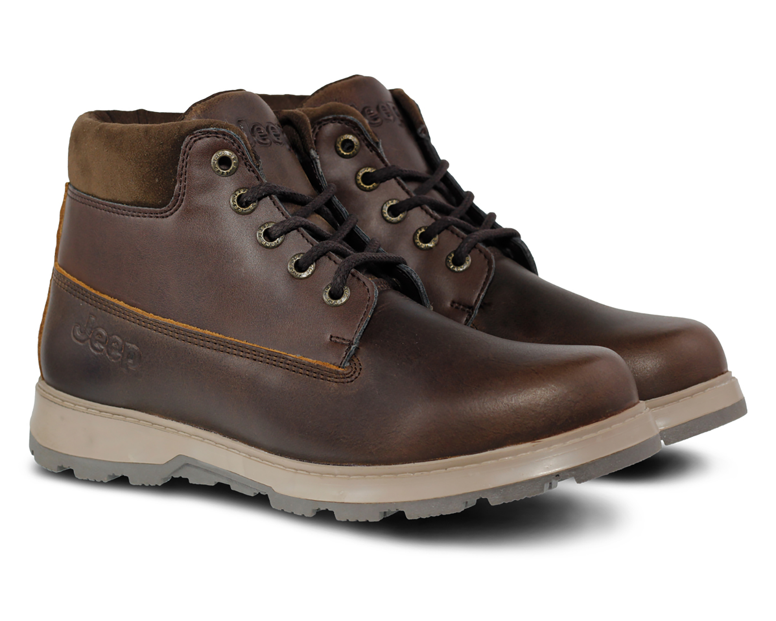 Botas Outdoor Jeep de Piel para Hombre
