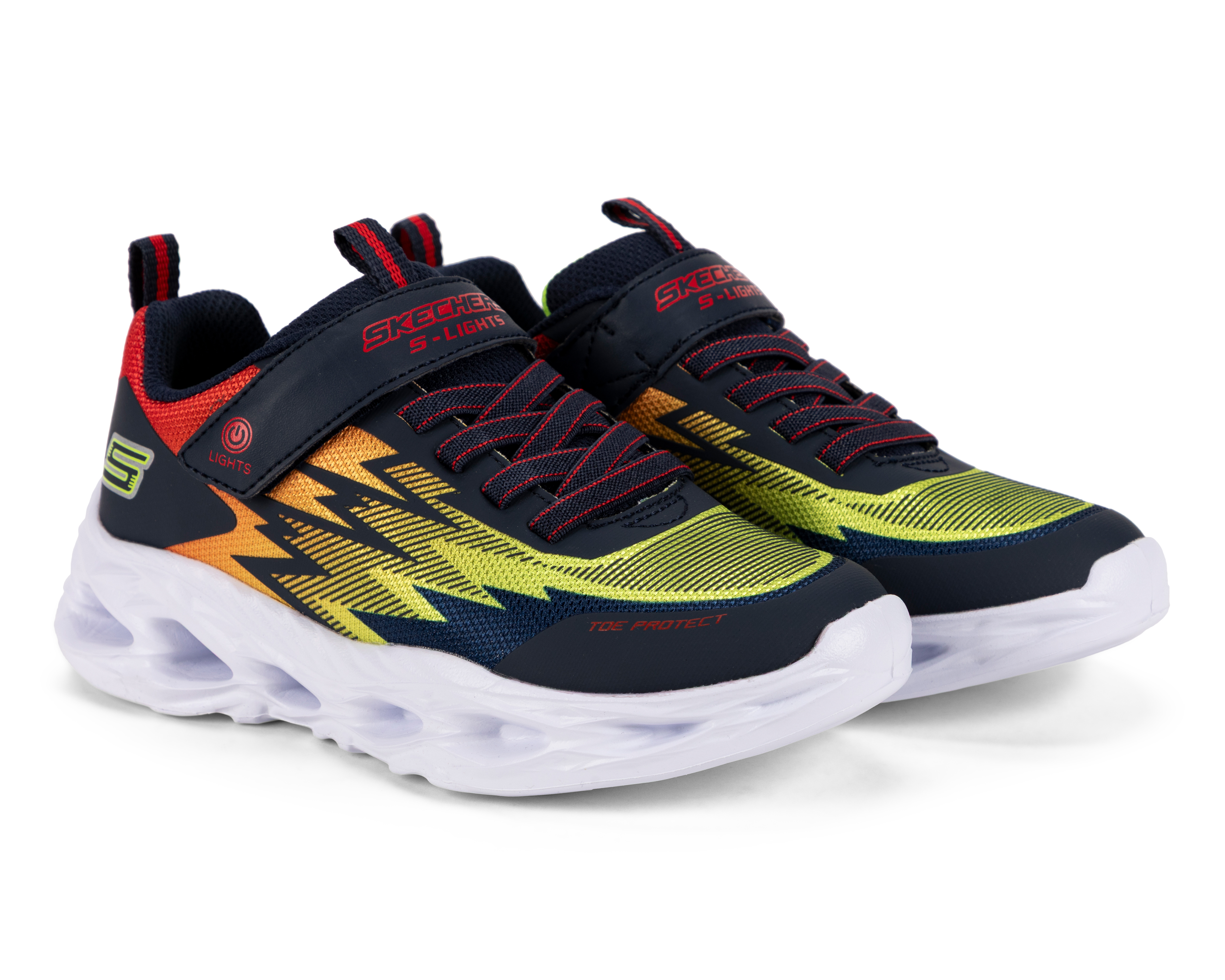 Tenis Skeckers S Lights Vortex Flash Zorent para Niño