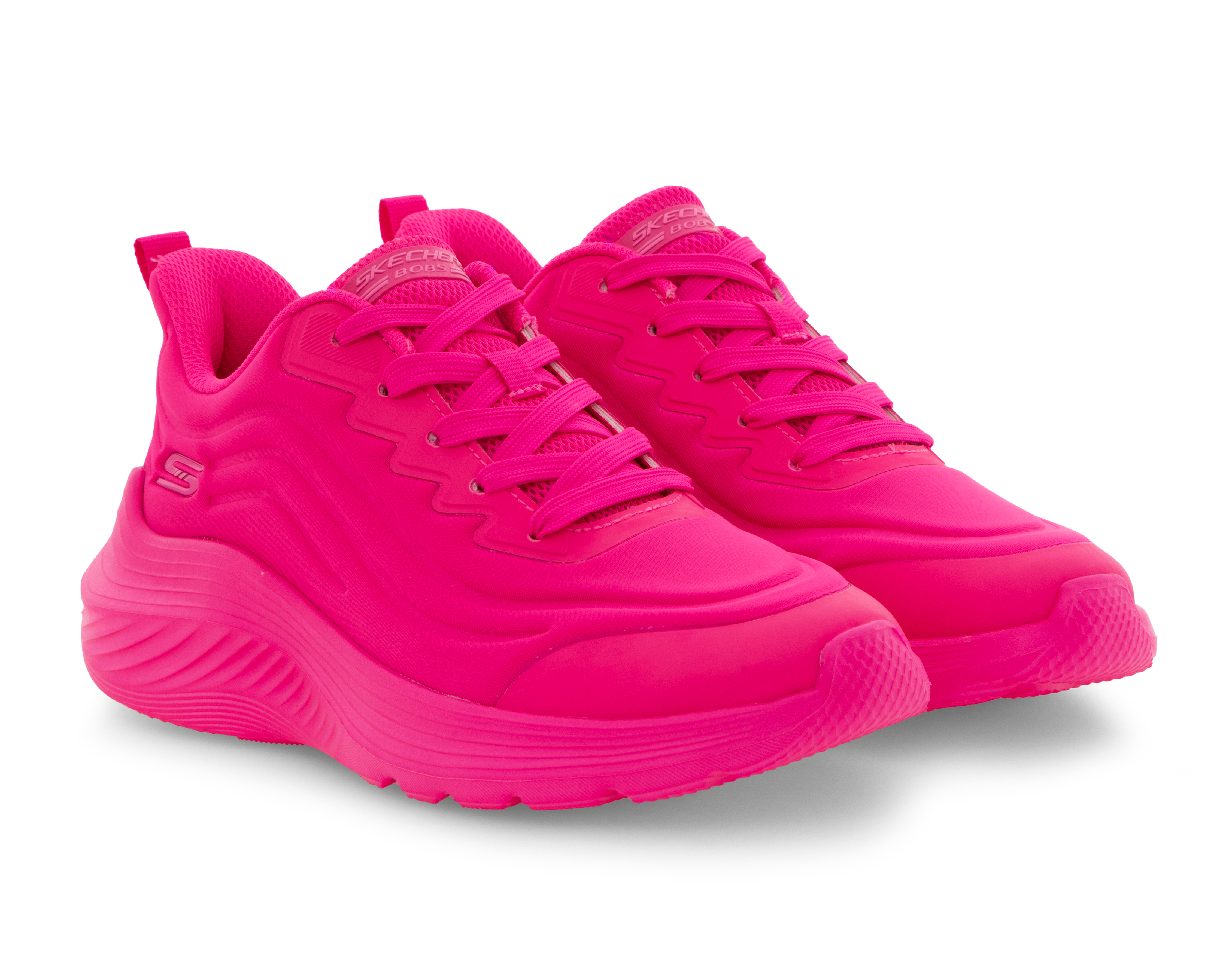 Foto 2 pulgar | Foto 1 | Tenis de Entrenamiento Skechers BOBS Sport Squad Waves - Bright On para Mujer