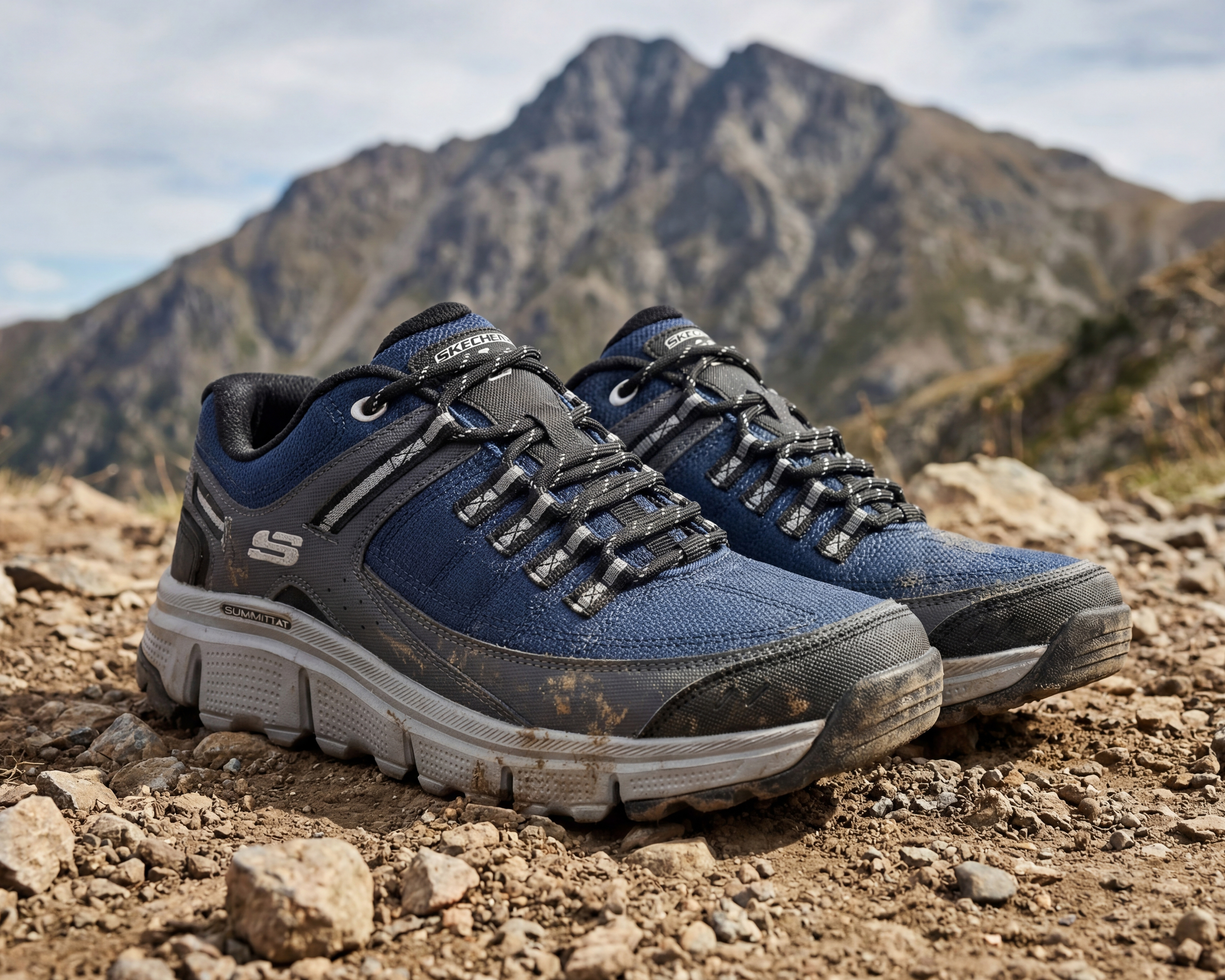 Foto 7 | Foto 7 | Tenis para Correr Skechers Summits At-Upper Draft para Hombre