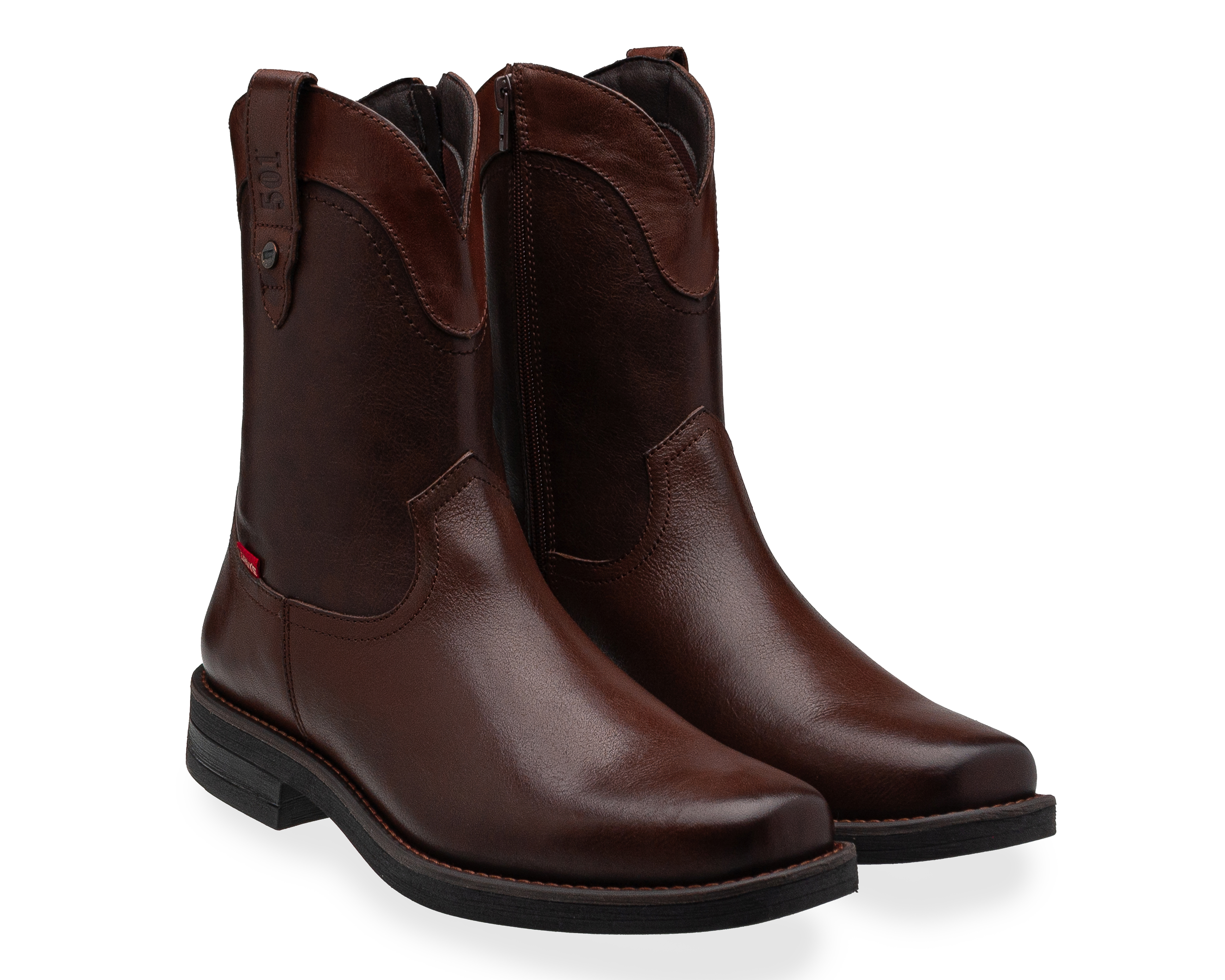 Foto 2 pulgar | Foto 1 | Botas Vaqueras Levi's Harry de Piel para Hombre