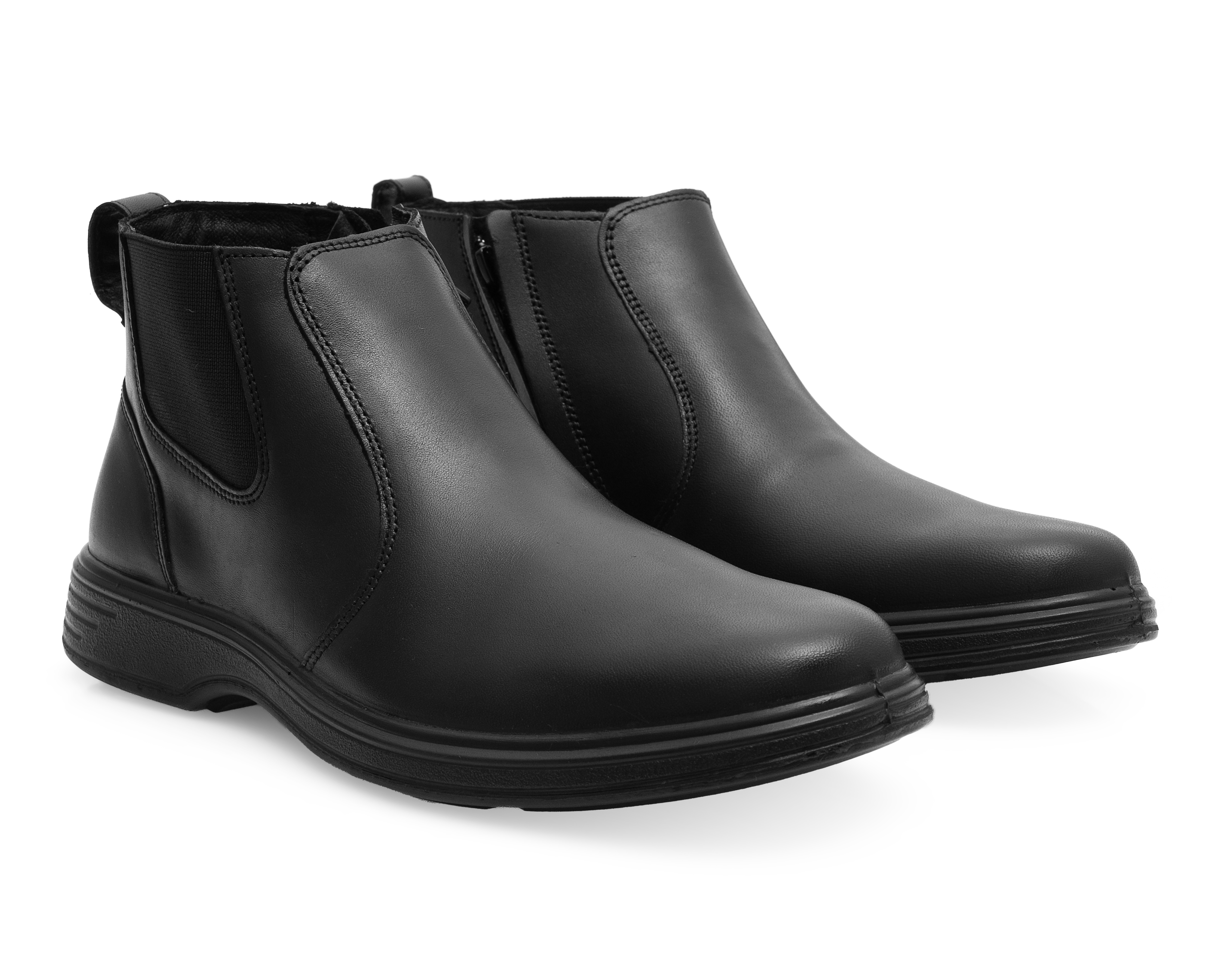 Foto 2 pulgar | Foto 1 | Botas Confort Flexi de Piel para Hombre