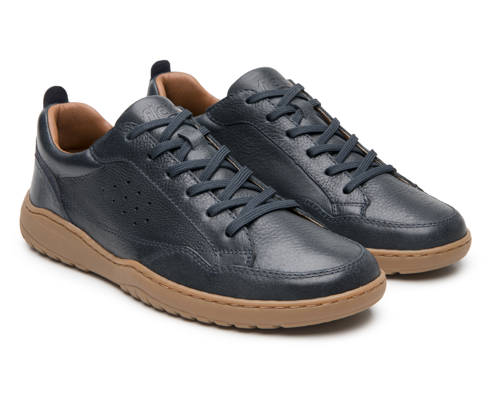 Tenis Casuales Flexi de Piel para Hombre