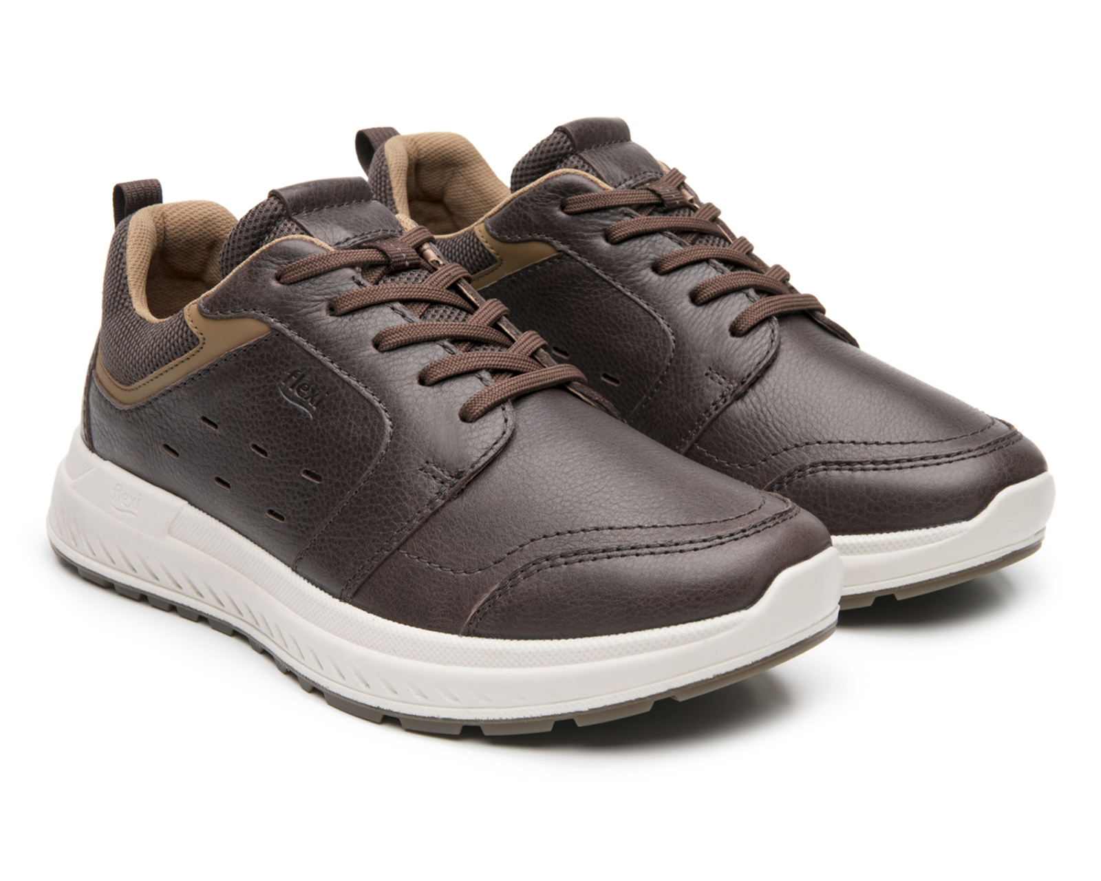 Foto 1 | Foto 1 | Tenis Casuales Flexi de Piel Ocon para Hombre