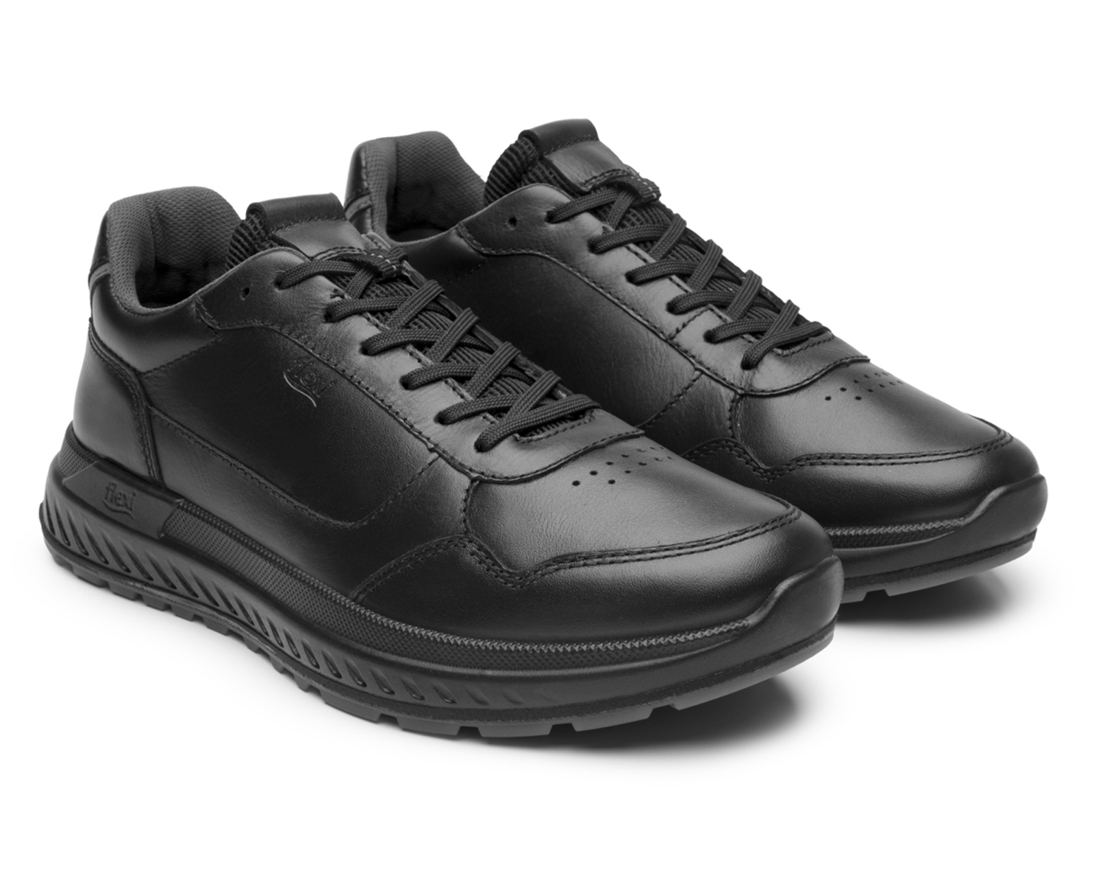 Tenis Casuales Flexi de Piel para Hombre