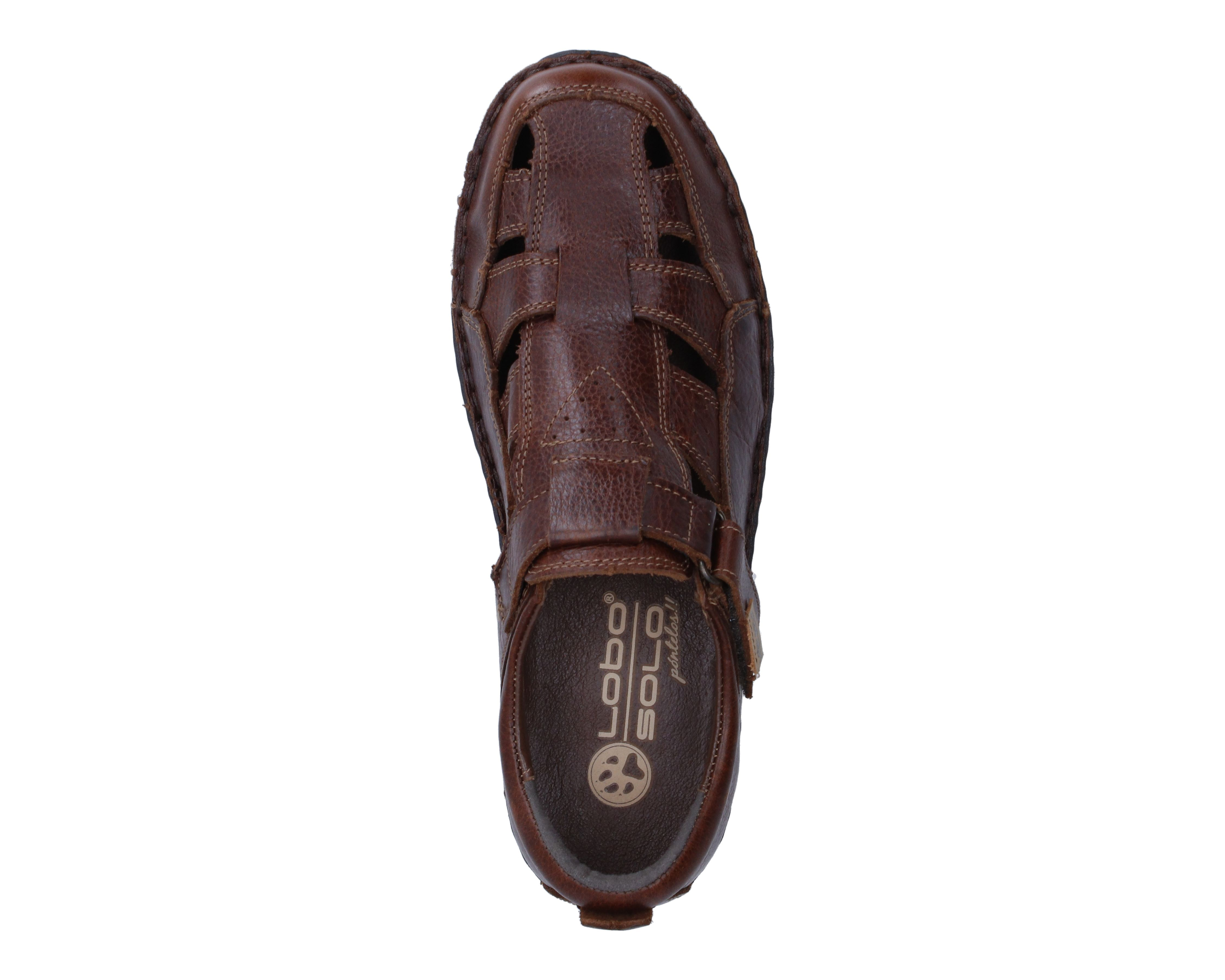 Foto 5 | Foto 5 | Sandalias Confort Lobo Solo de Piel para Hombre