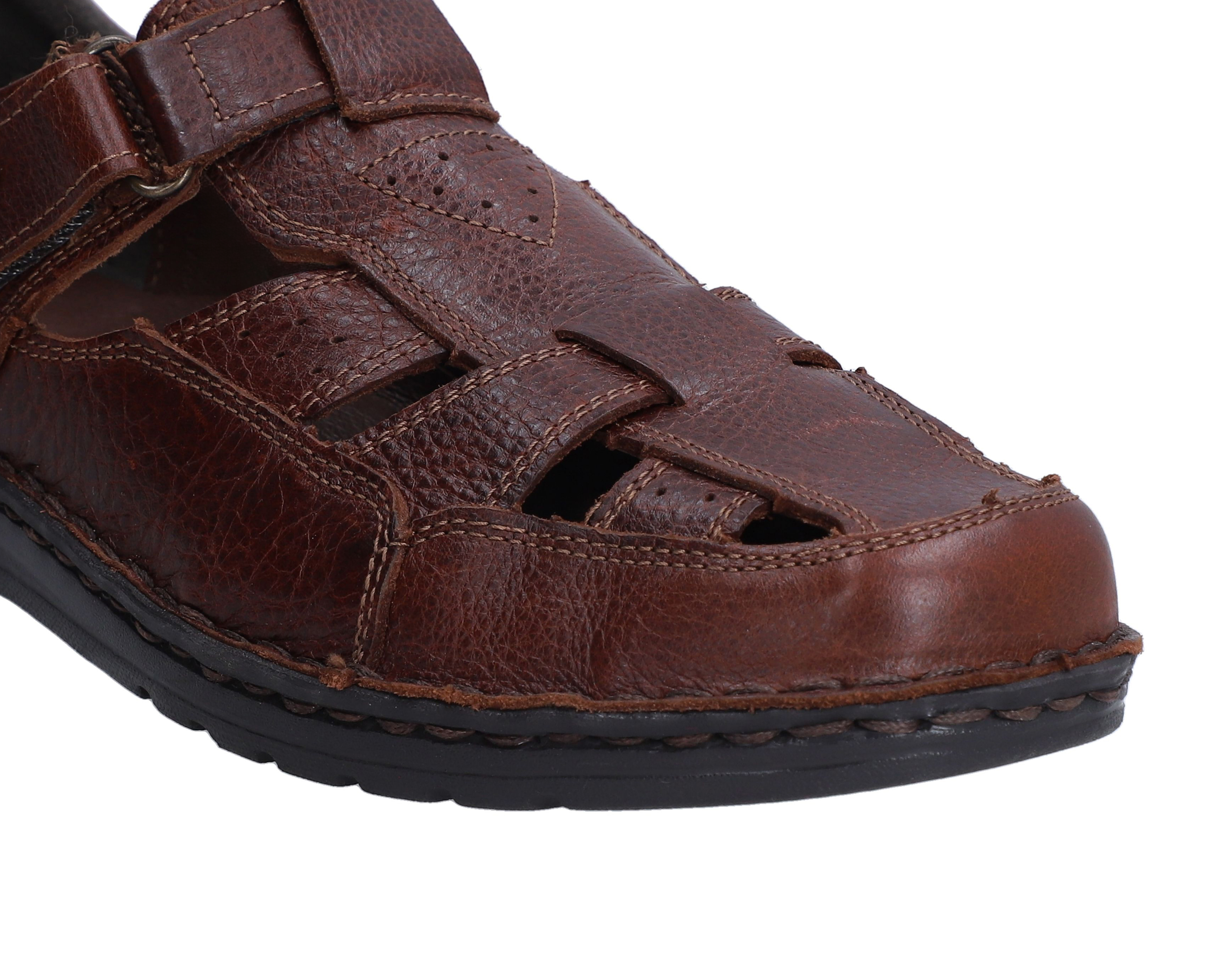 Foto 7 pulgar | Foto 6 | Sandalias Confort Lobo Solo de Piel para Hombre