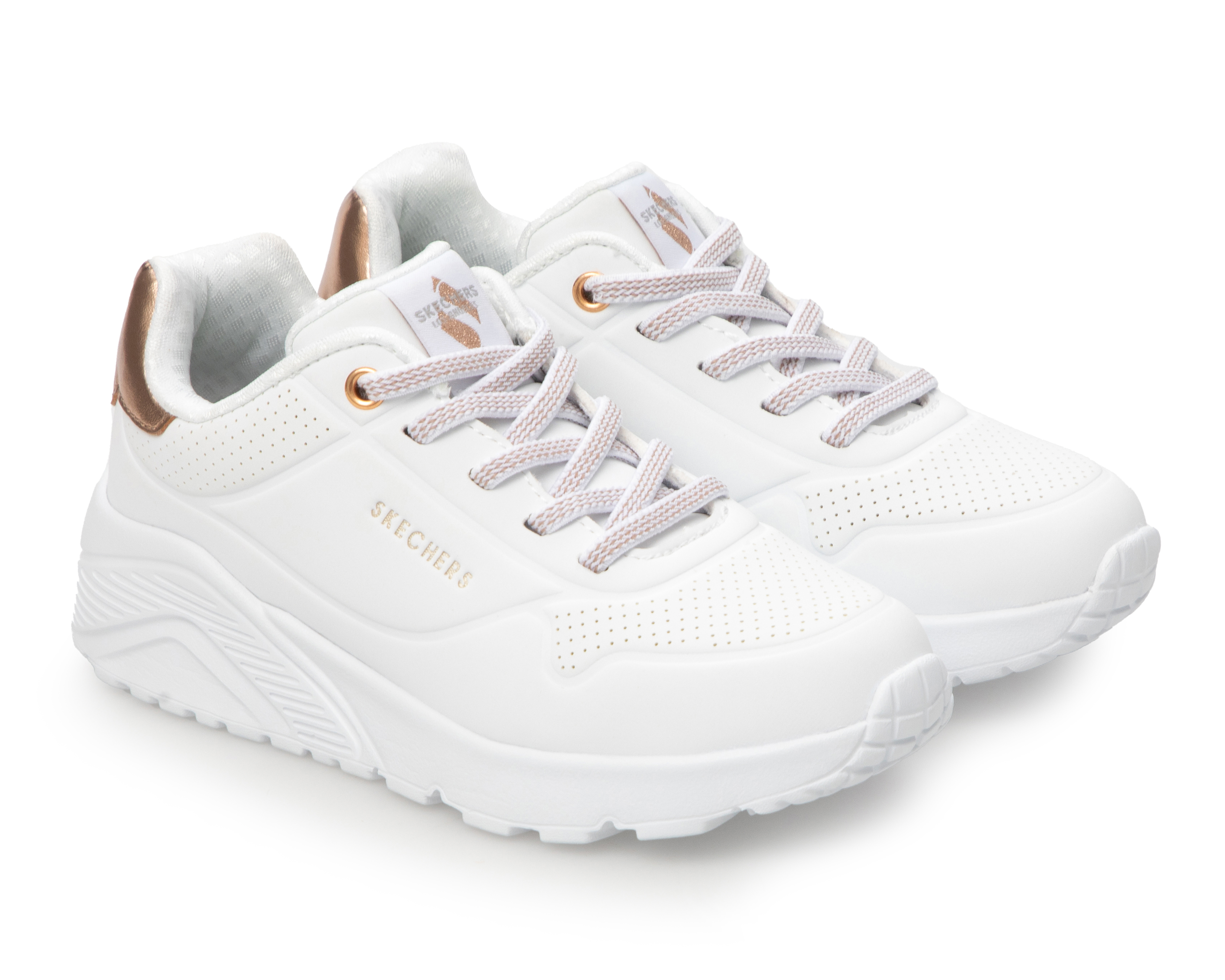 Foto 2 pulgar | Foto 1 | Tenis Skechers Uno Lite para Niña