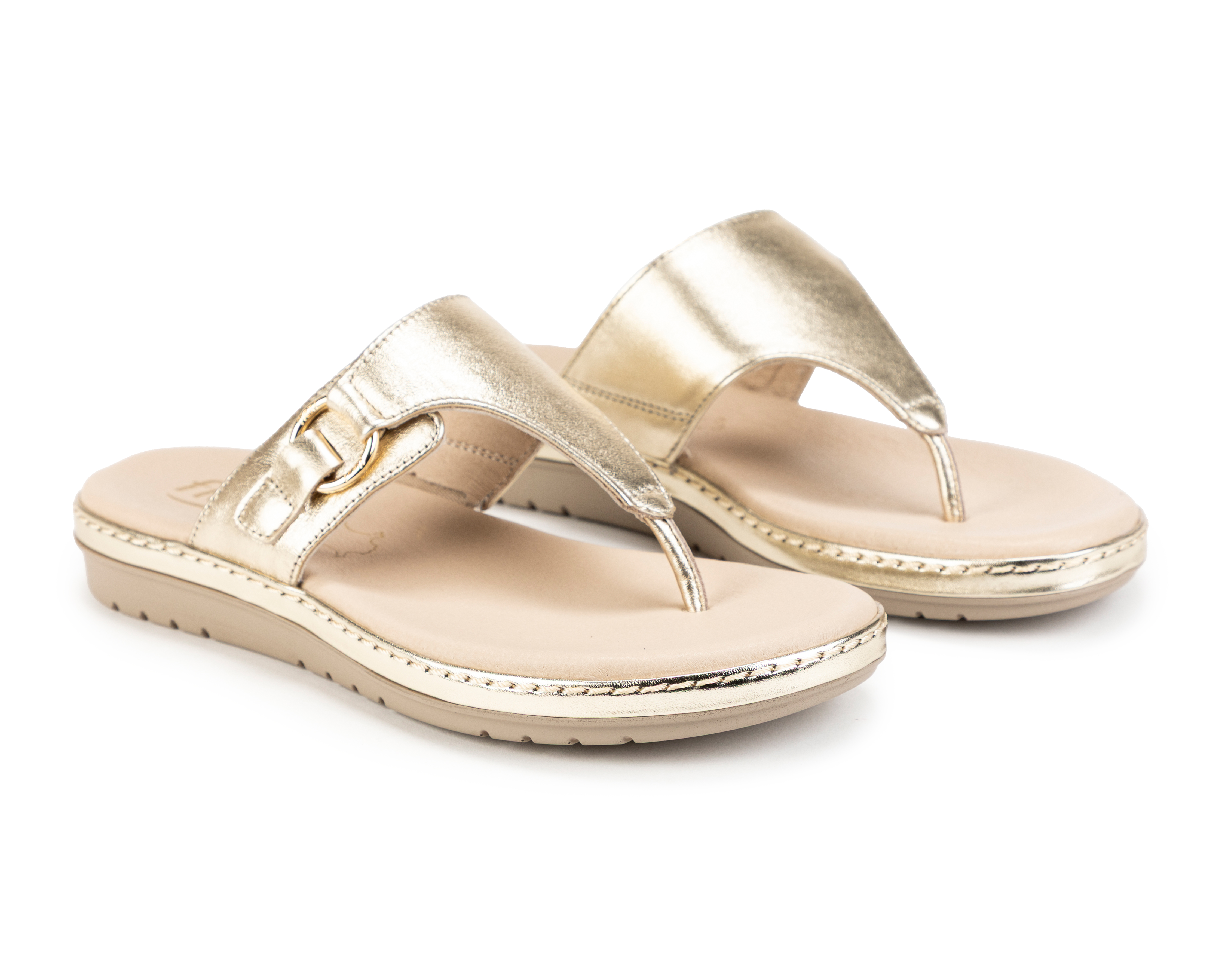 Foto 1 | Foto 1 | Sandalias Confort Flexi de Piel para Mujer