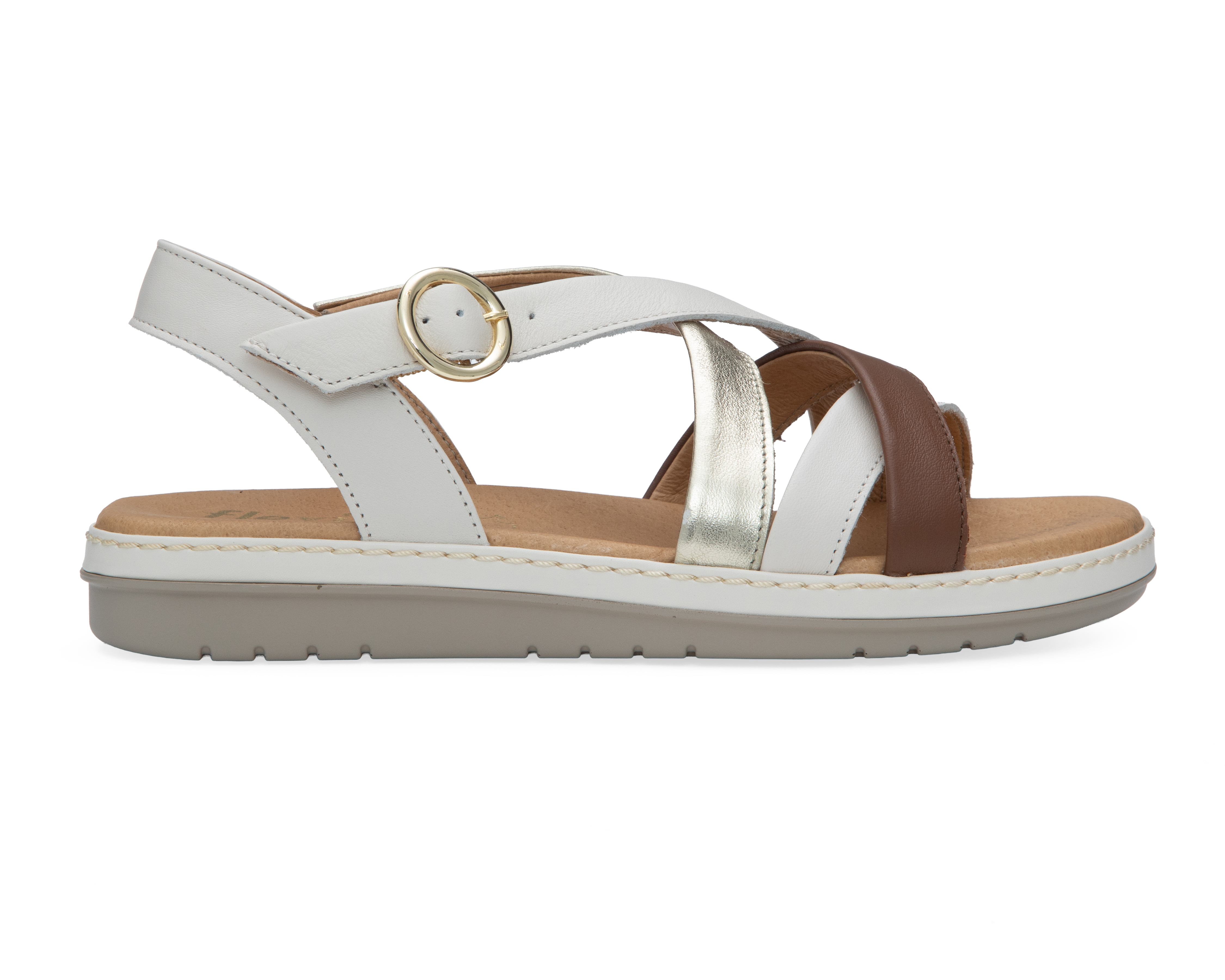 Foto 3 pulgar | Foto 2 | Sandalias Confort Flexi Peonia de Piel para Mujer