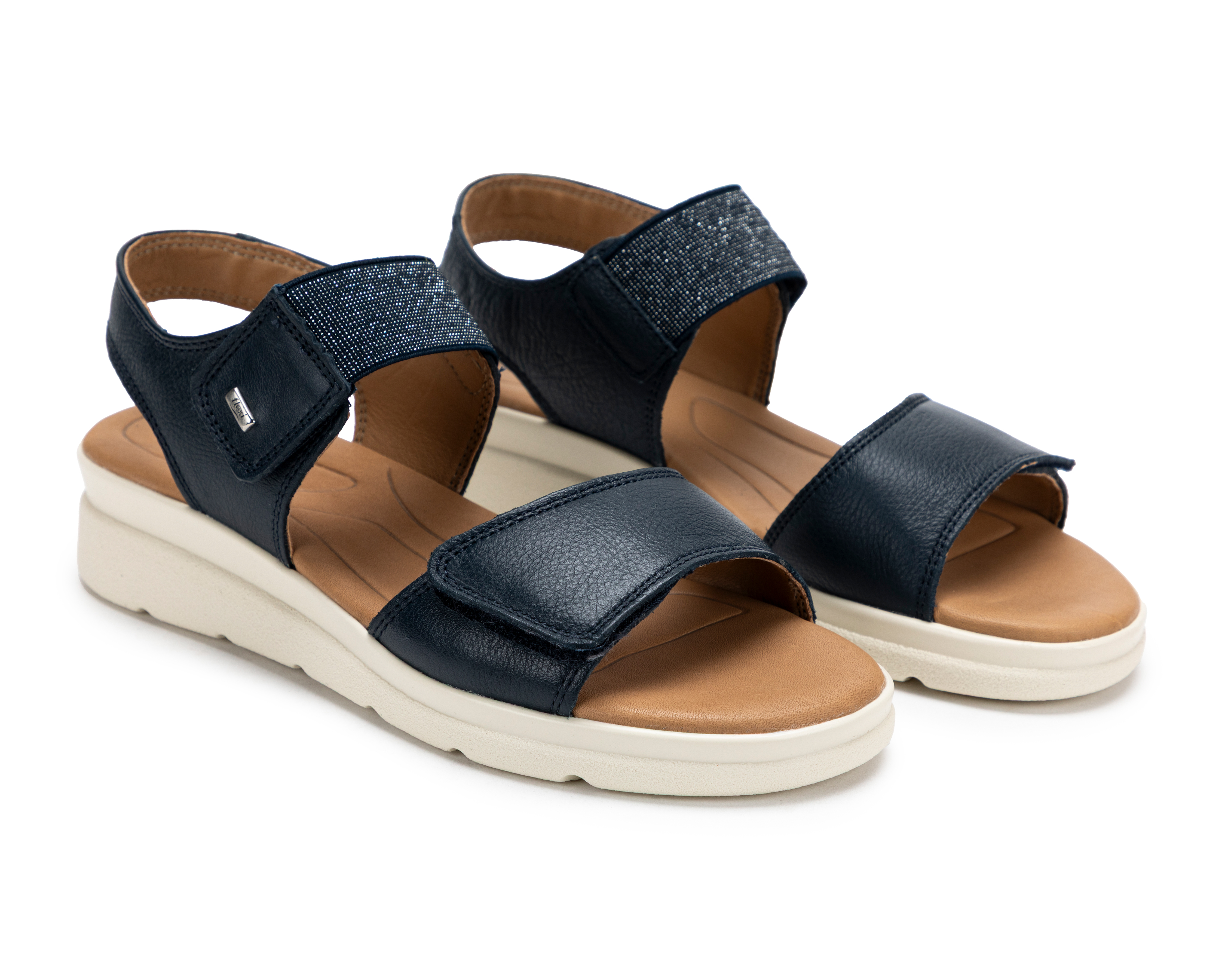 Foto 2 pulgar | Foto 1 | Sandalias Confort Flexi Dariana de Piel para Mujer