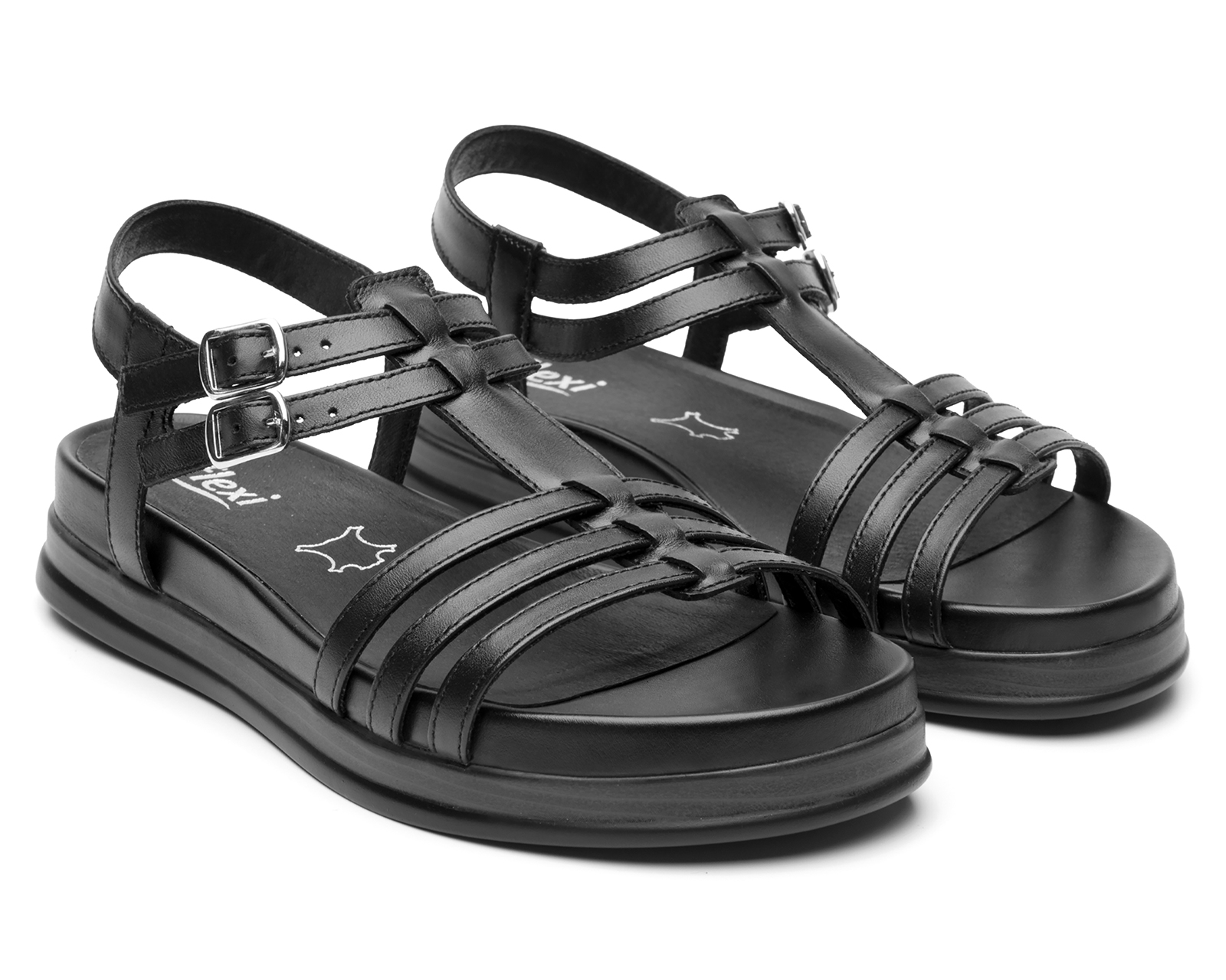 Foto 1 | Foto 1 | Sandalias Confort Flexi Debora de Piel para Mujer