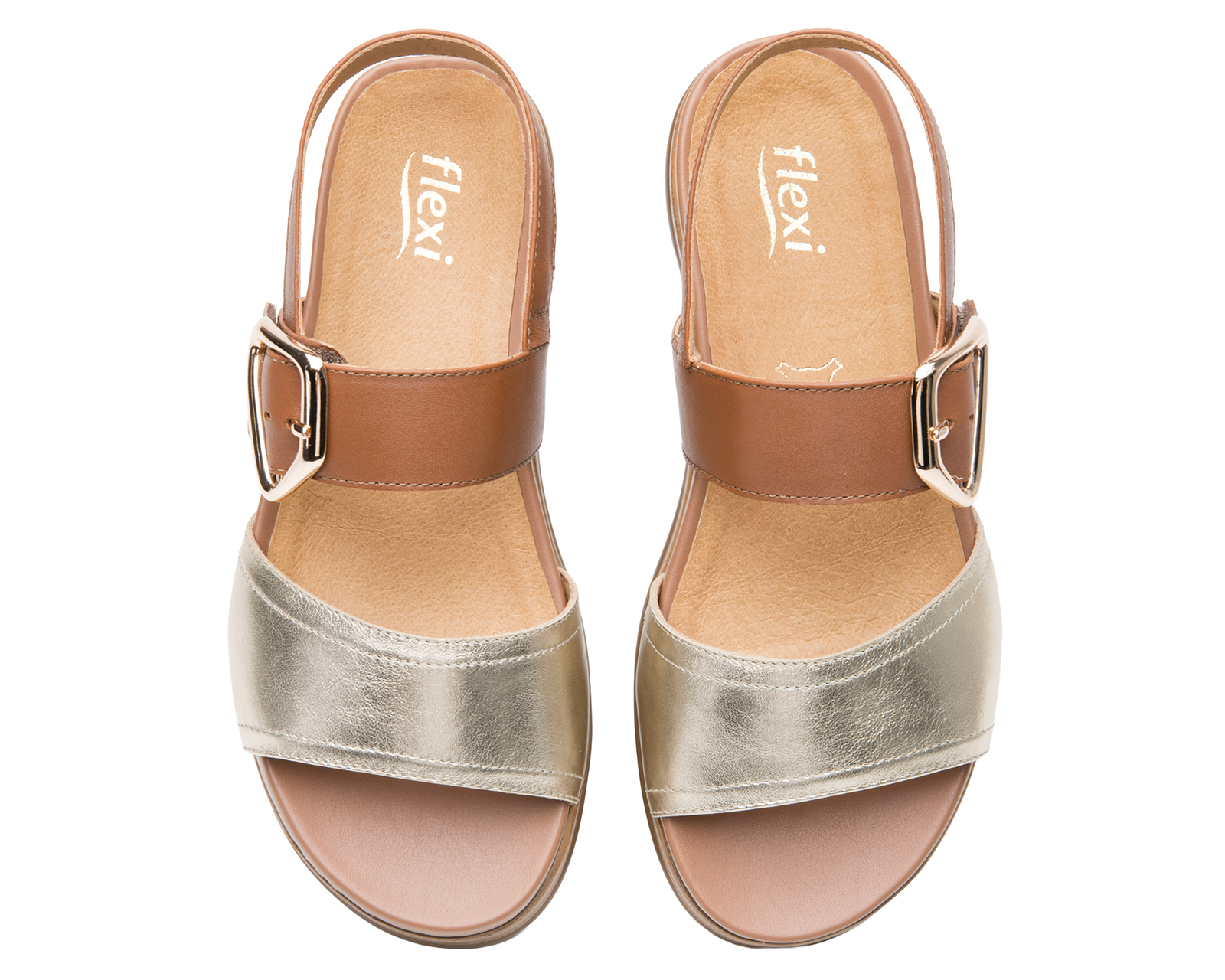 Foto 5 | Foto 5 | Sandalias Confort Flexi Debora de Piel para Mujer