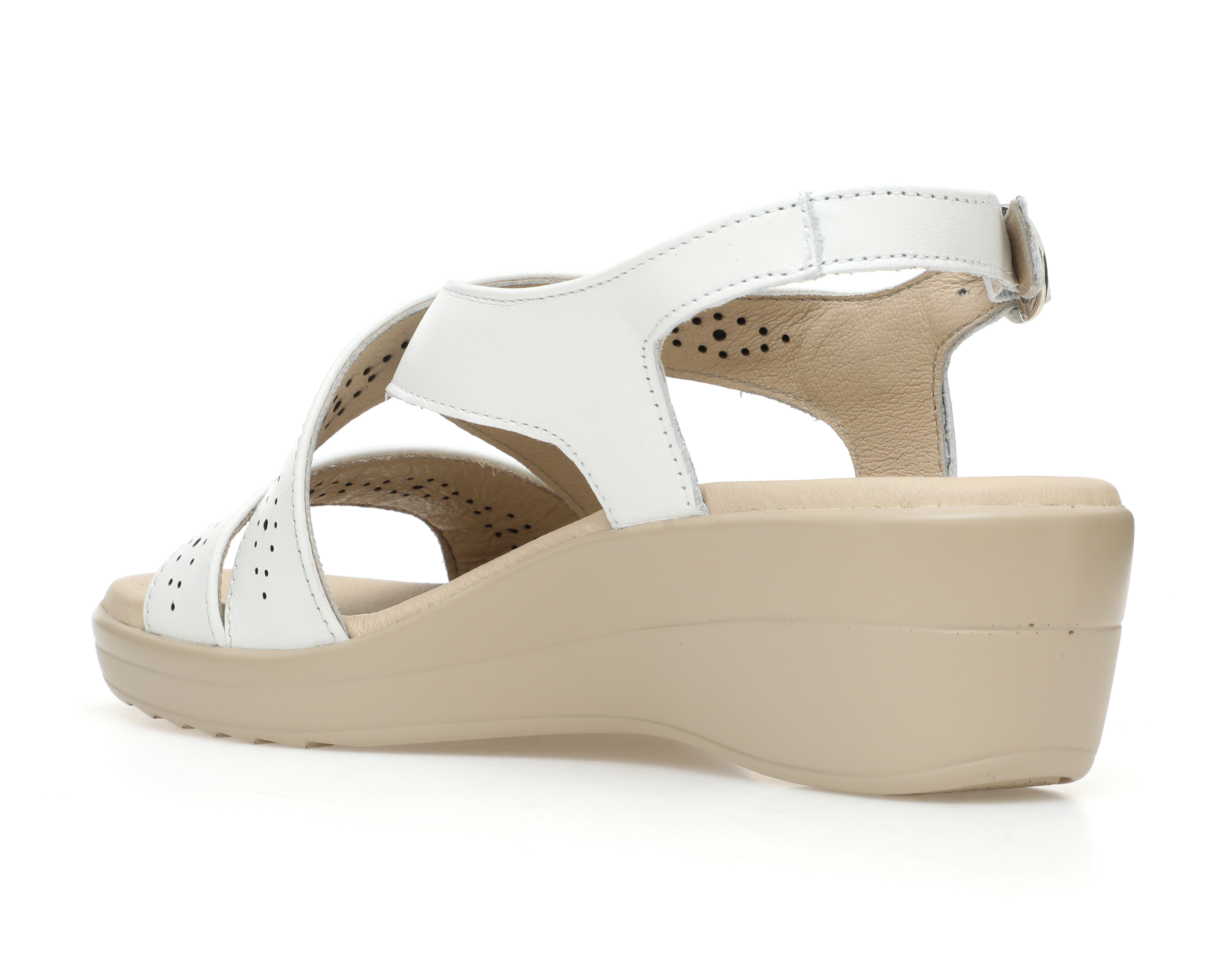 Foto 4 pulgar | Foto 3 | Sandalias Confort Flexi Amapola de Piel para Mujer