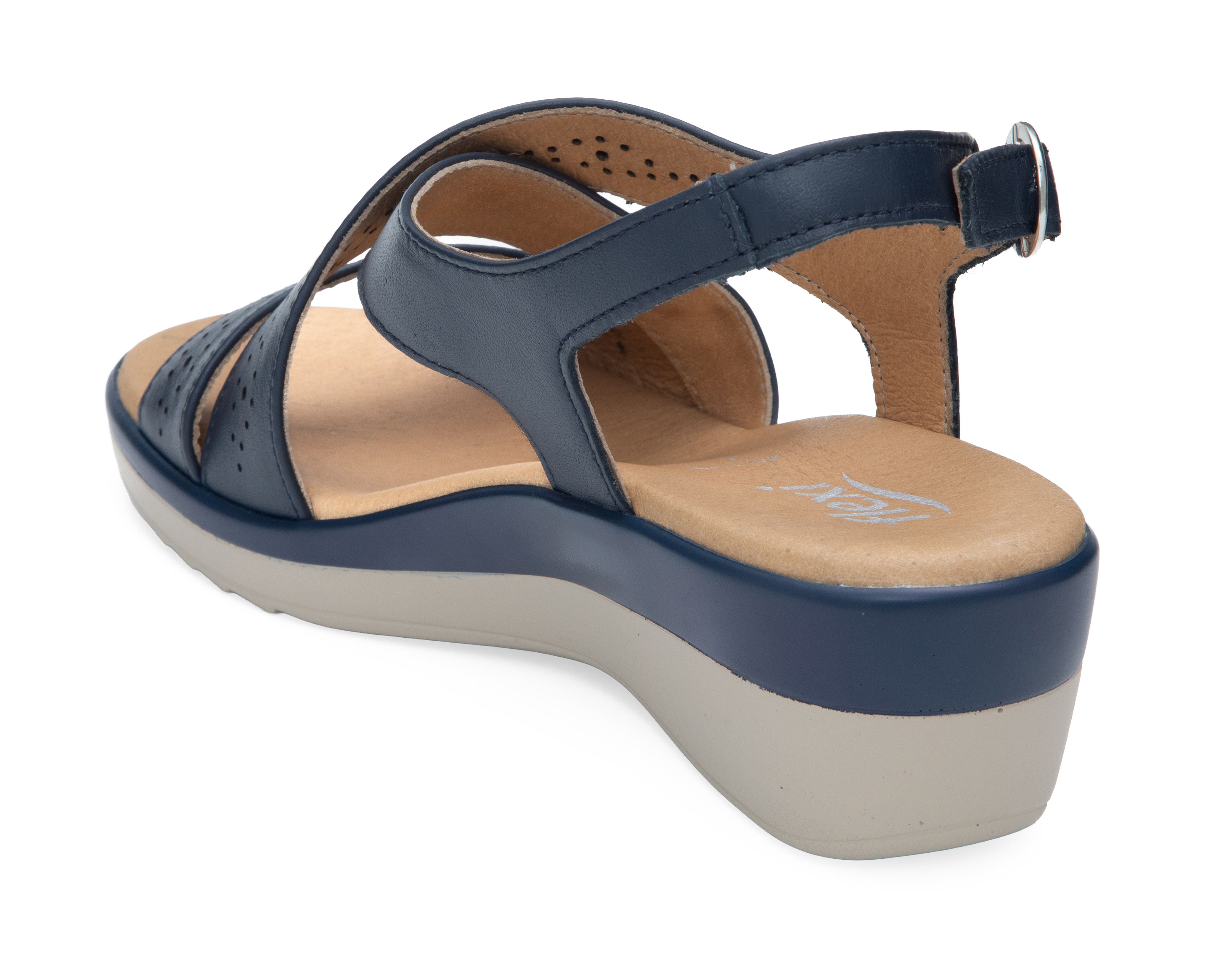 Foto 3 | Foto 3 | Sandalias Confort Flexi Amapola de Piel para Mujer