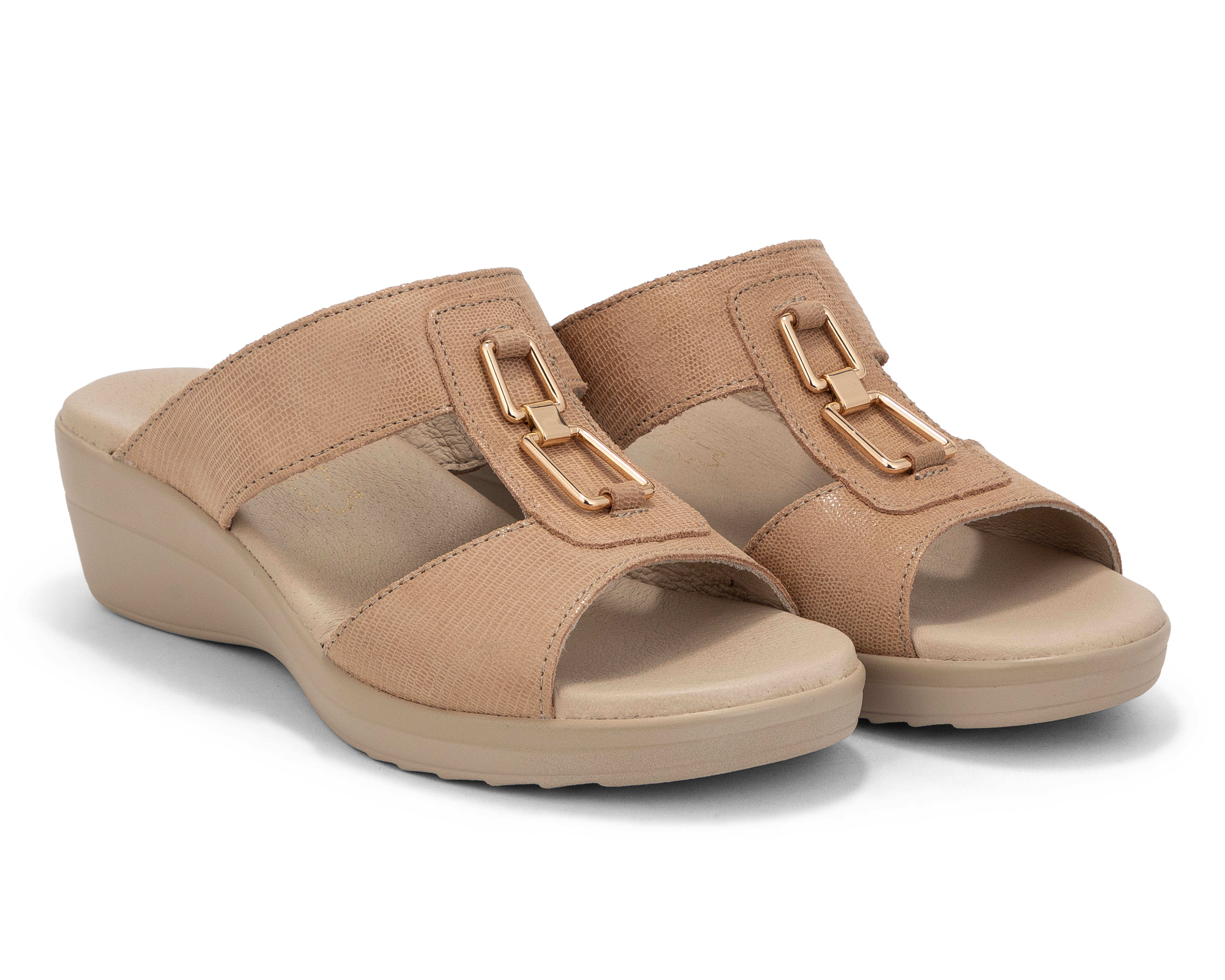 Sandalias Confort Flexi Amapola de Piel para Mujer