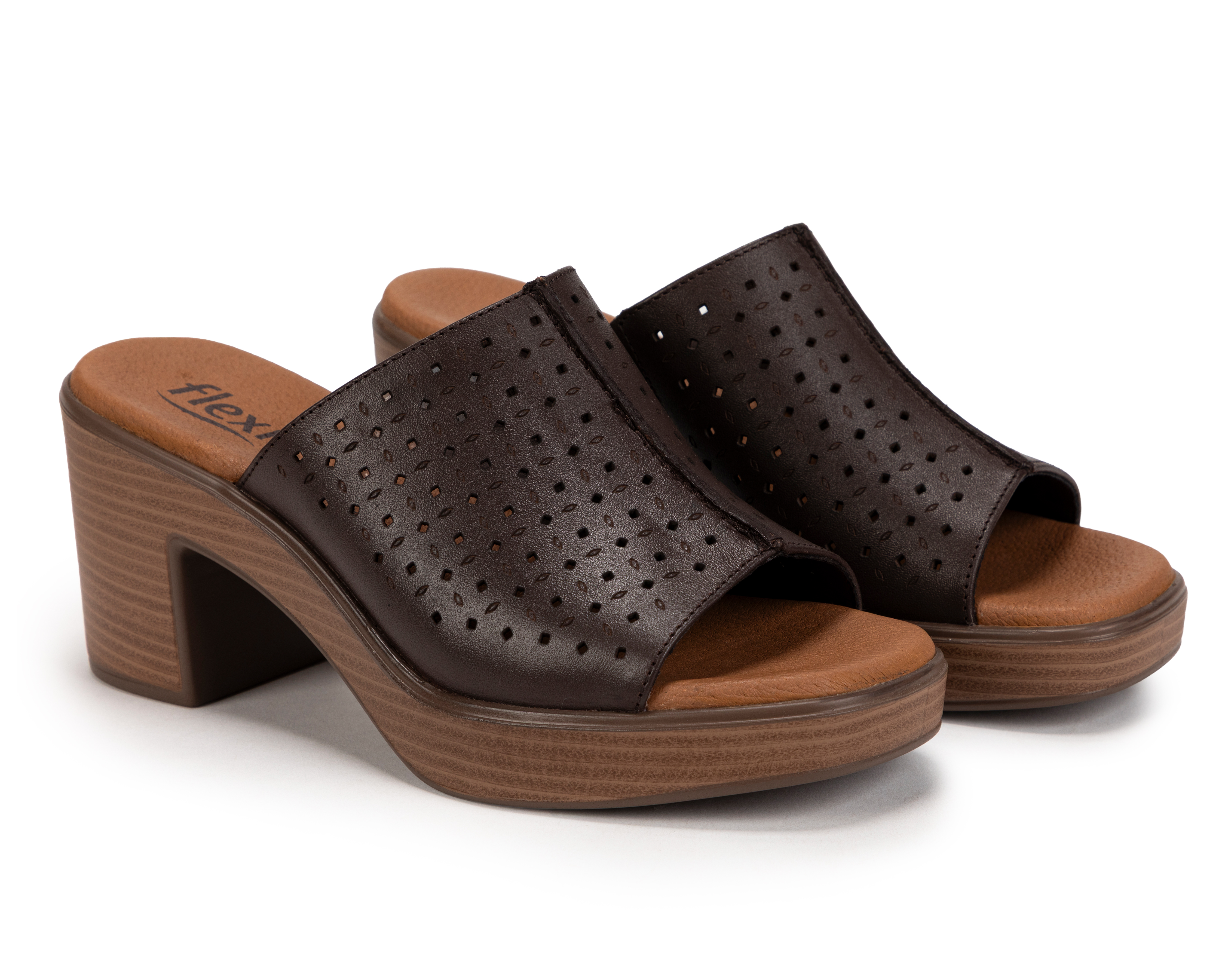 Sandalias Confort Flexi Kaia de Piel para Mujer
