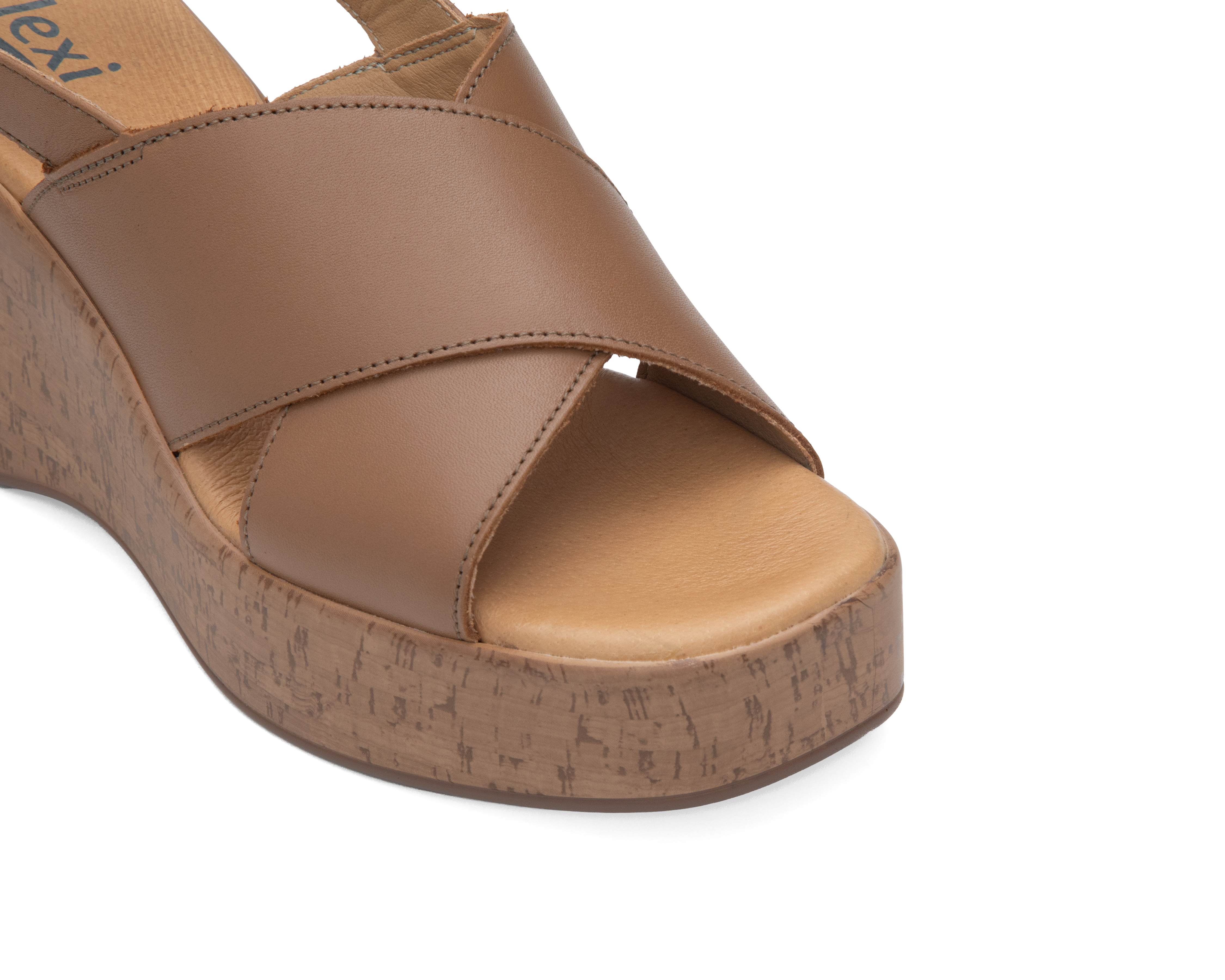 Foto 6 | Foto 6 | Sandalias Casuales Flexi Geraldinne de Piel para Mujer