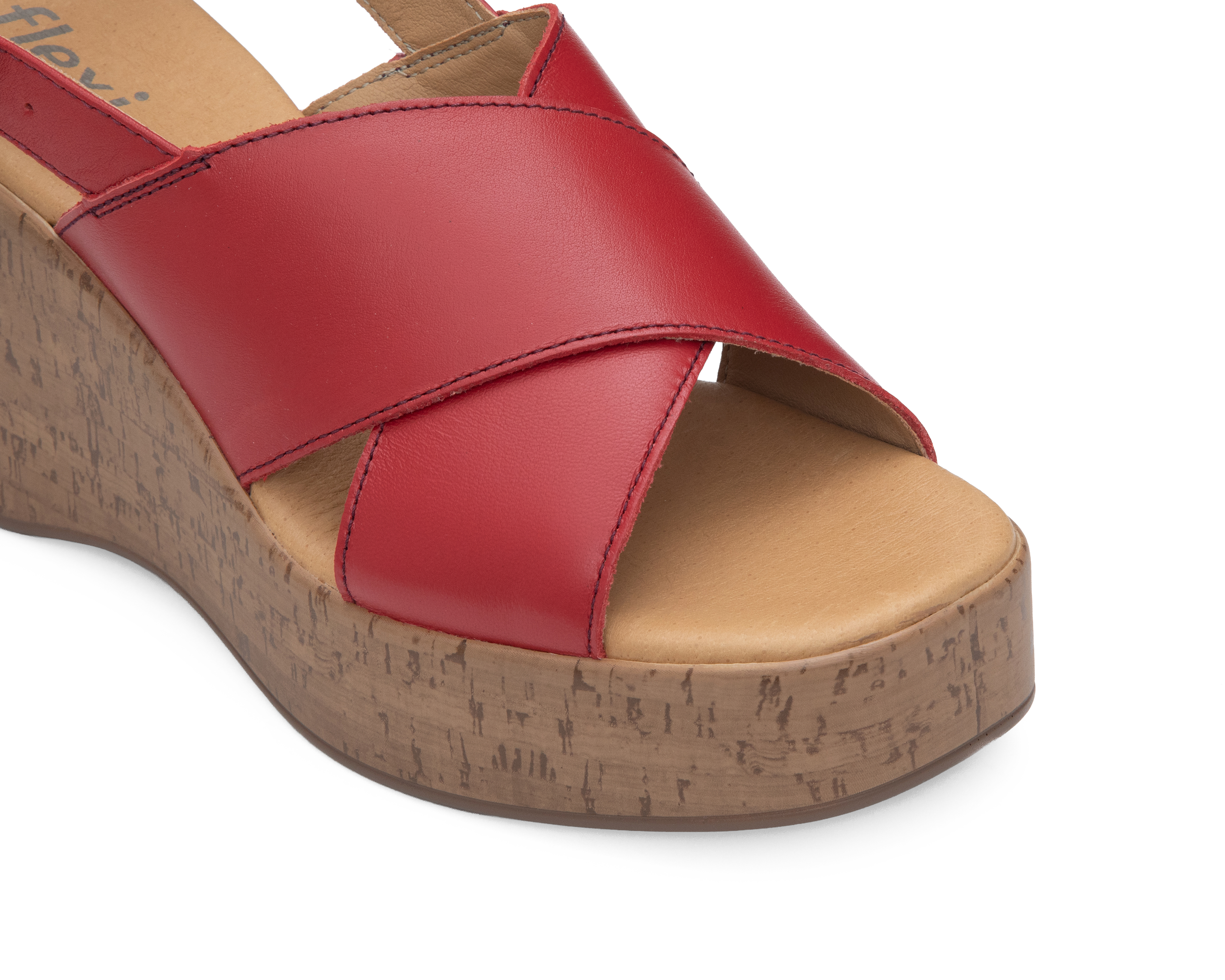 Foto 6 | Foto 6 | Sandalias Casuales Flexi Geraldinne de Piel para Mujer