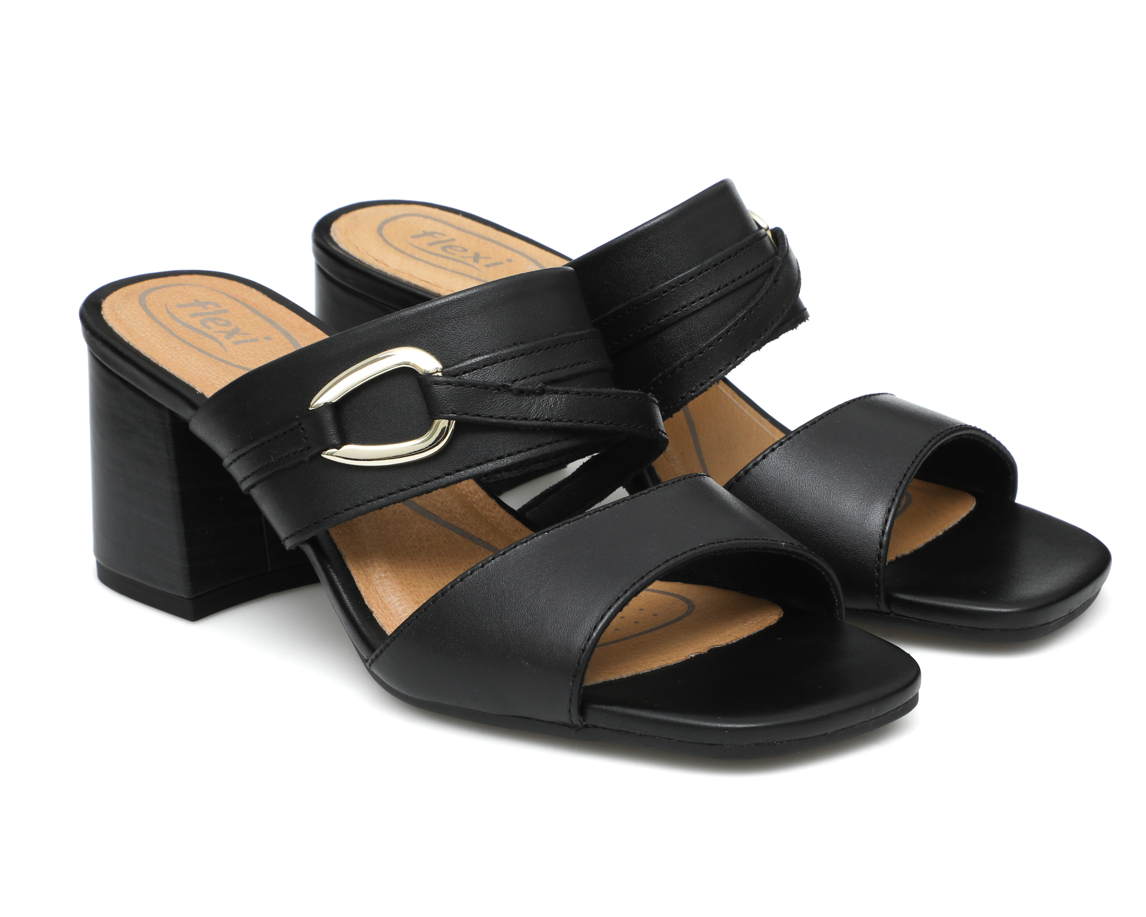 Sandalias Confort Flexi Dianne de Piel para Mujer