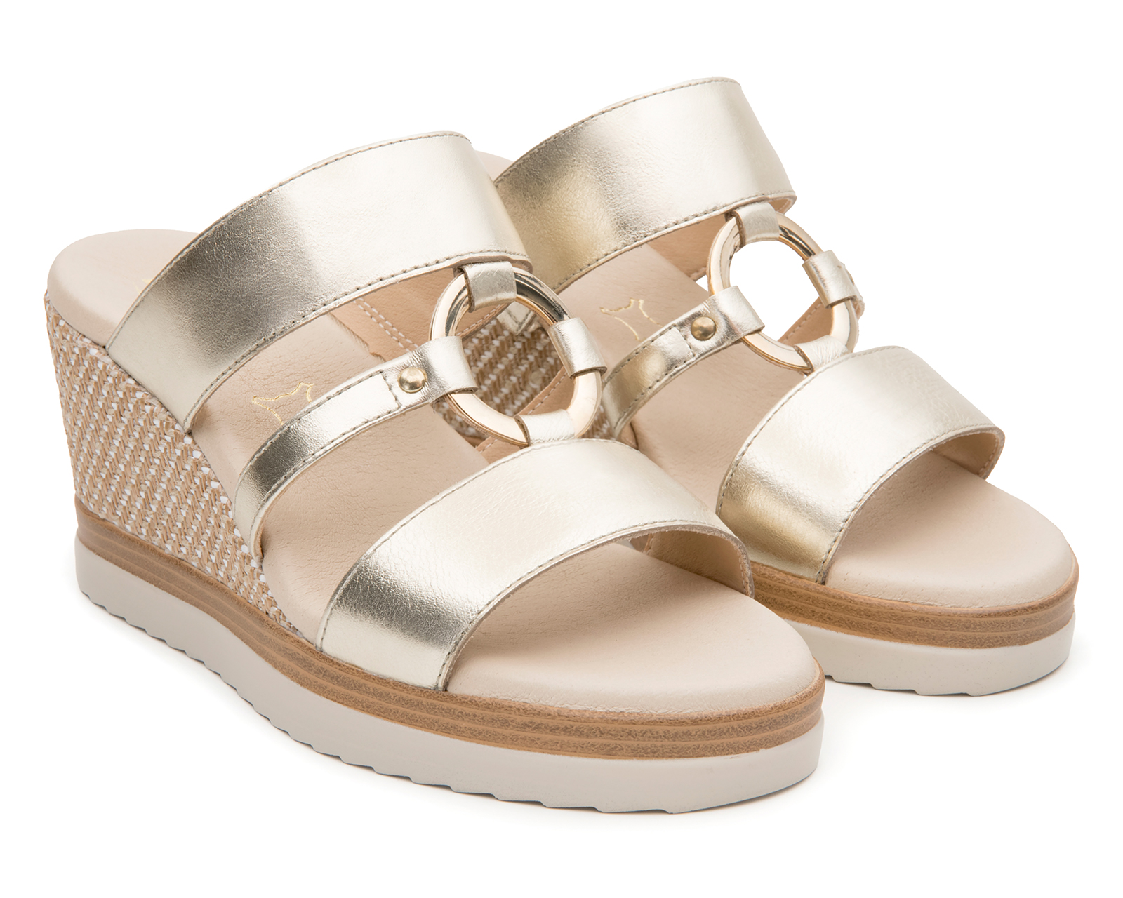 Sandalias Confort Flexi Olympia de Piel para Mujer