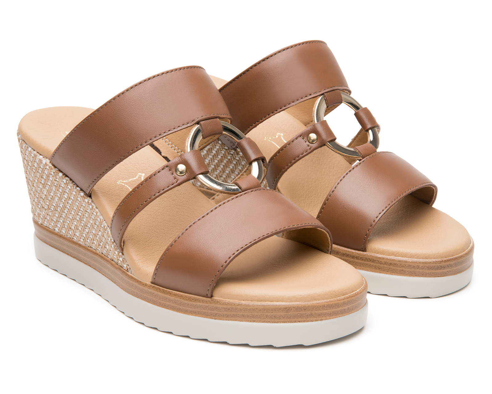 Sandalias Confort Flexi Olympia de Piel para Mujer