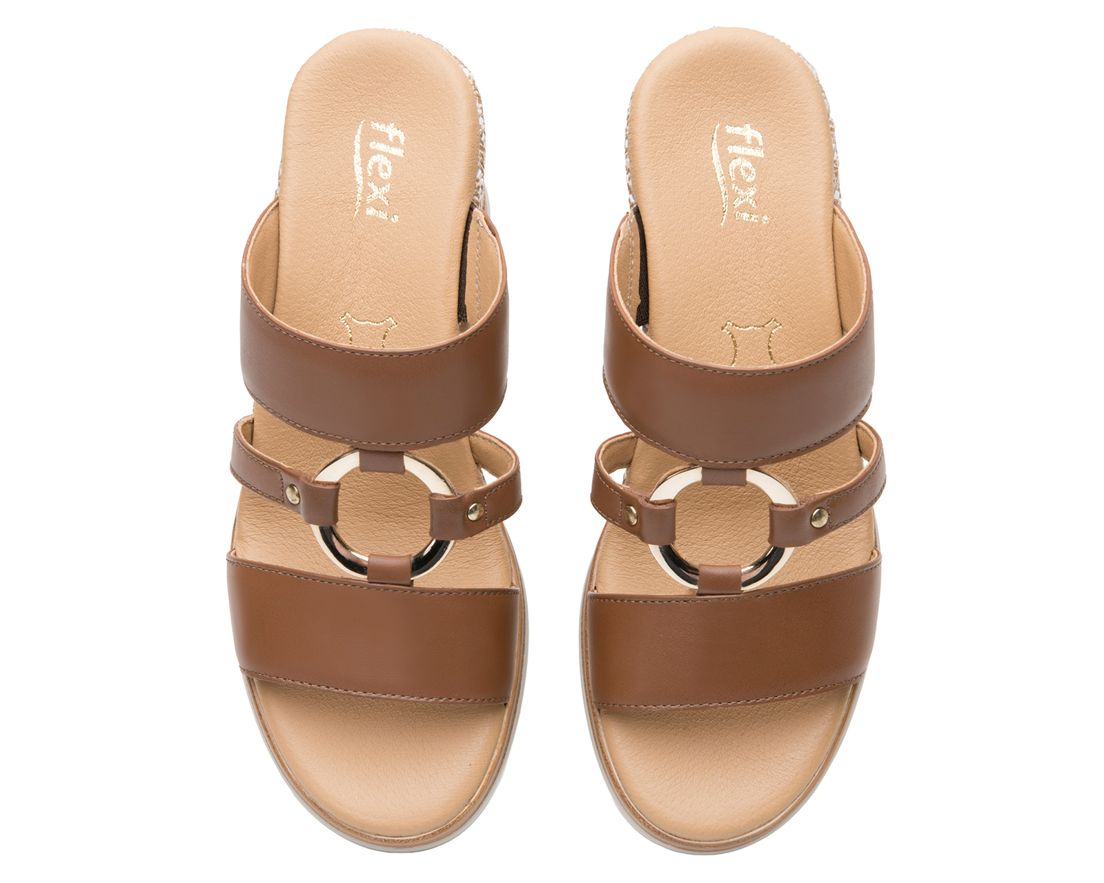 Foto 6 pulgar | Foto 5 | Sandalias Confort Flexi Olympia de Piel para Mujer