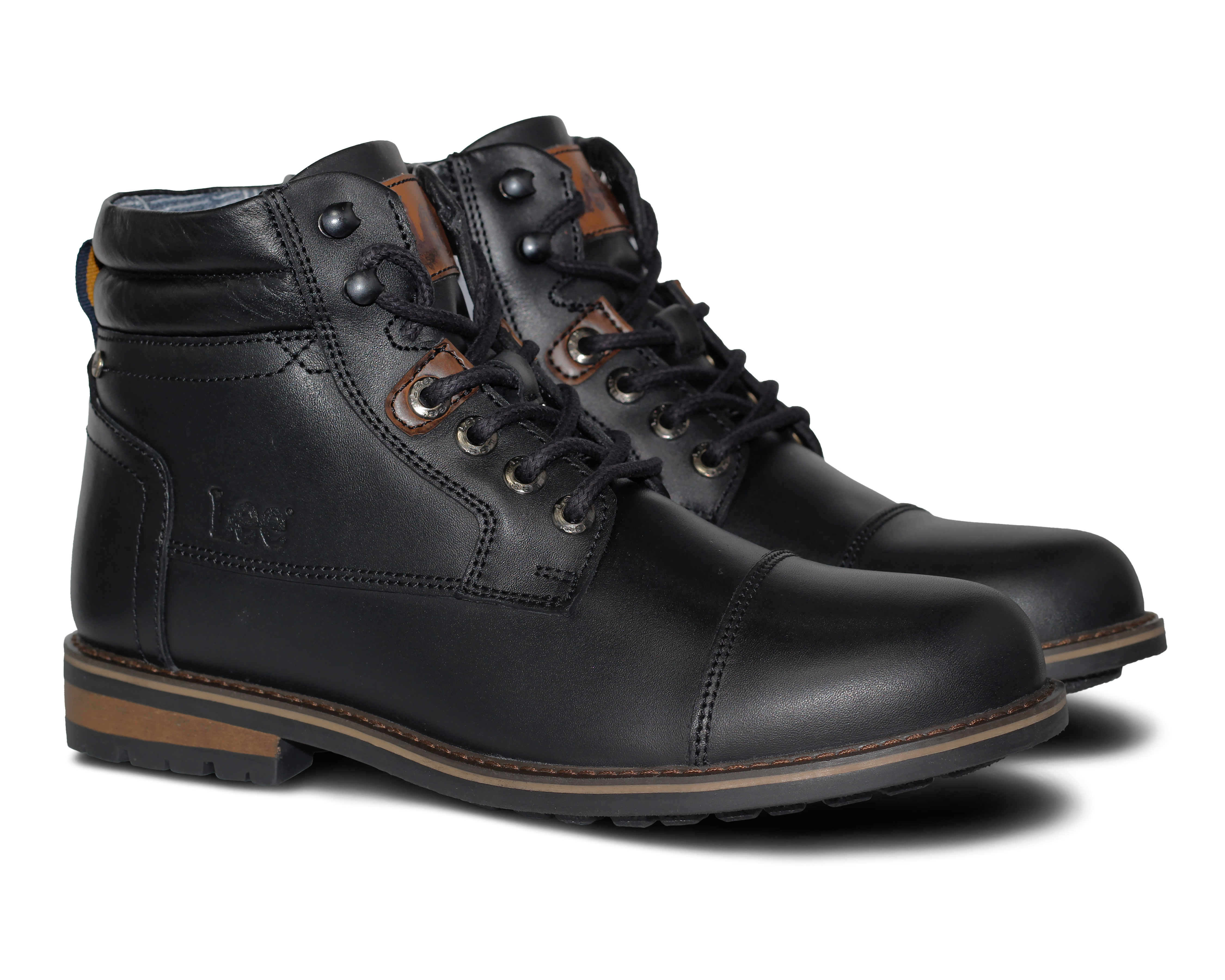 Foto 2 pulgar | Foto 1 | Botas Casuales Lee de Piel para Hombre