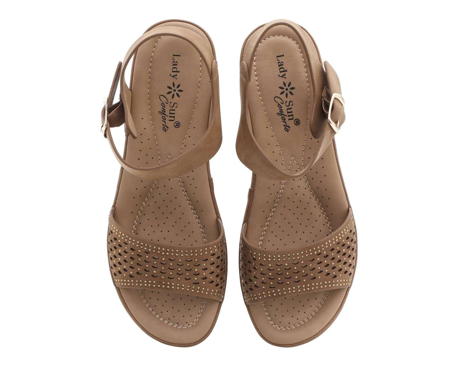 Foto 4 pulgar | Foto 3 | Sandalias Confort Lady Sun Conforto para Mujer