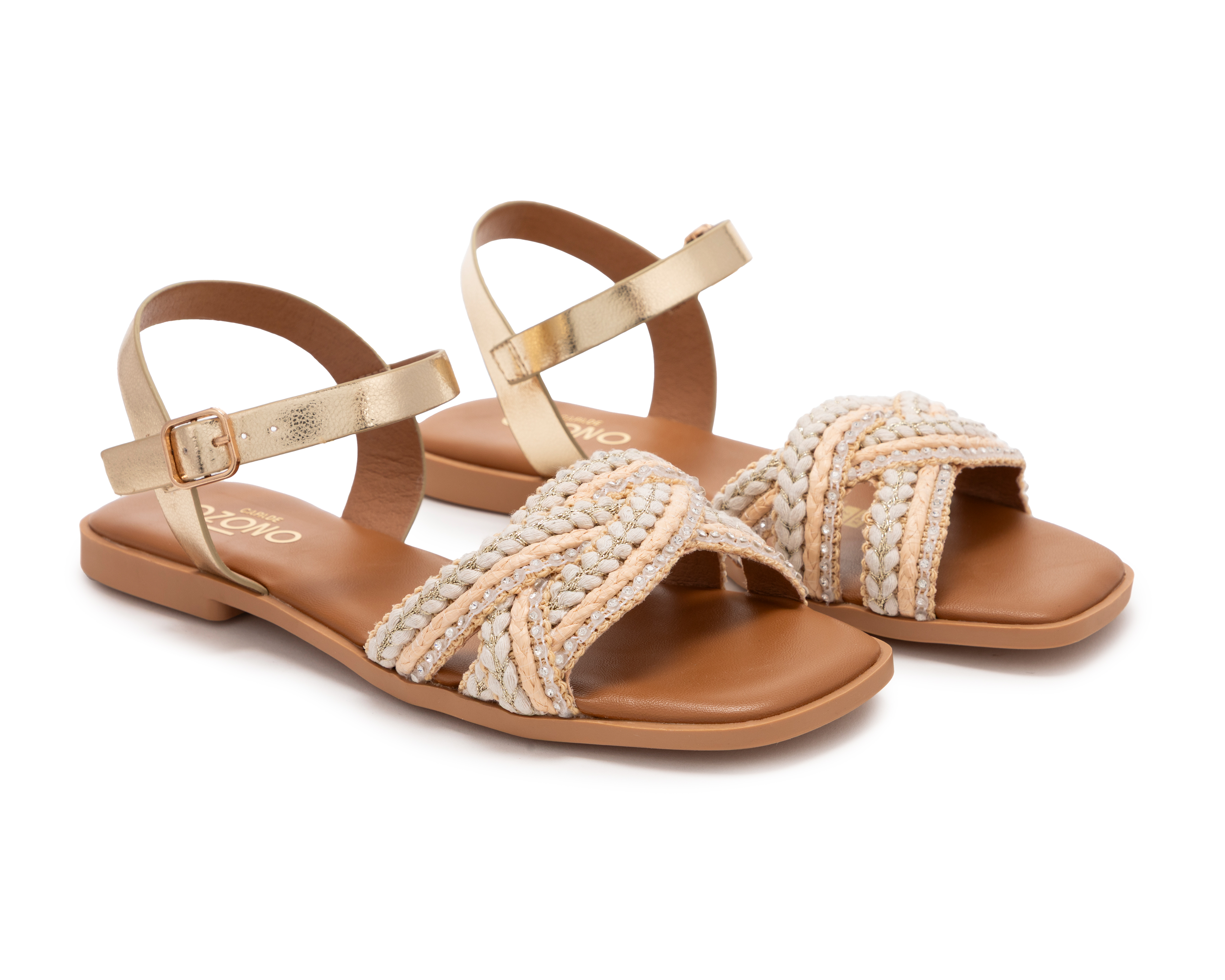 Sandalias Casuales Capa de Ozono Durazno para Mujer