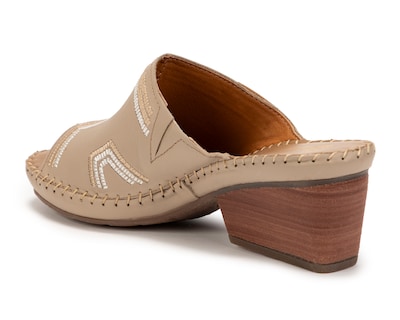 Foto 3 | Foto 3 | Sandalias Confort Lobo Solo de Piel para Mujer