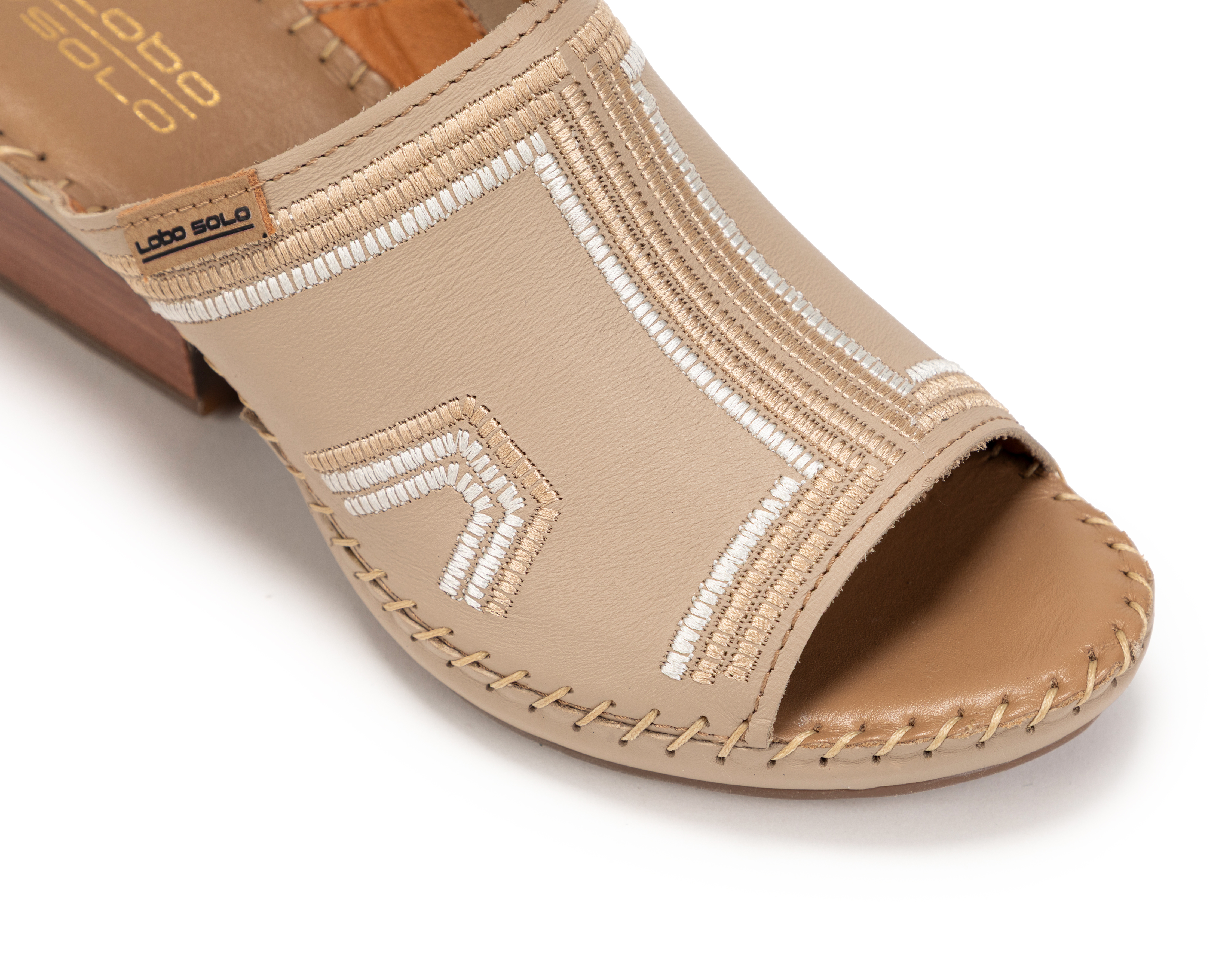 Foto 7 pulgar | Foto 6 | Sandalias Confort Lobo Solo de Piel para Mujer