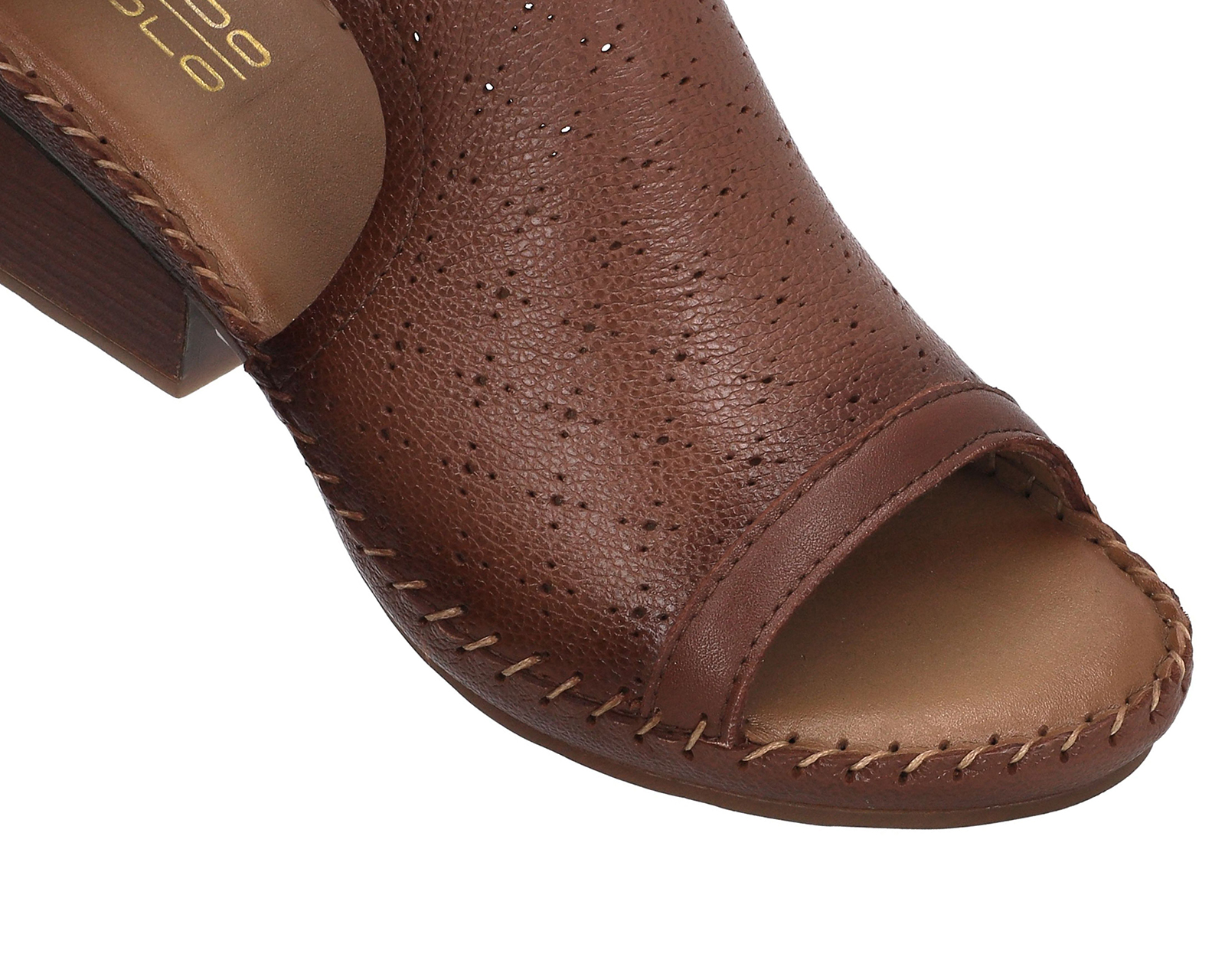 Foto 6 | Foto 6 | Sandalias Confort Lobo Solo de Piel para Mujer