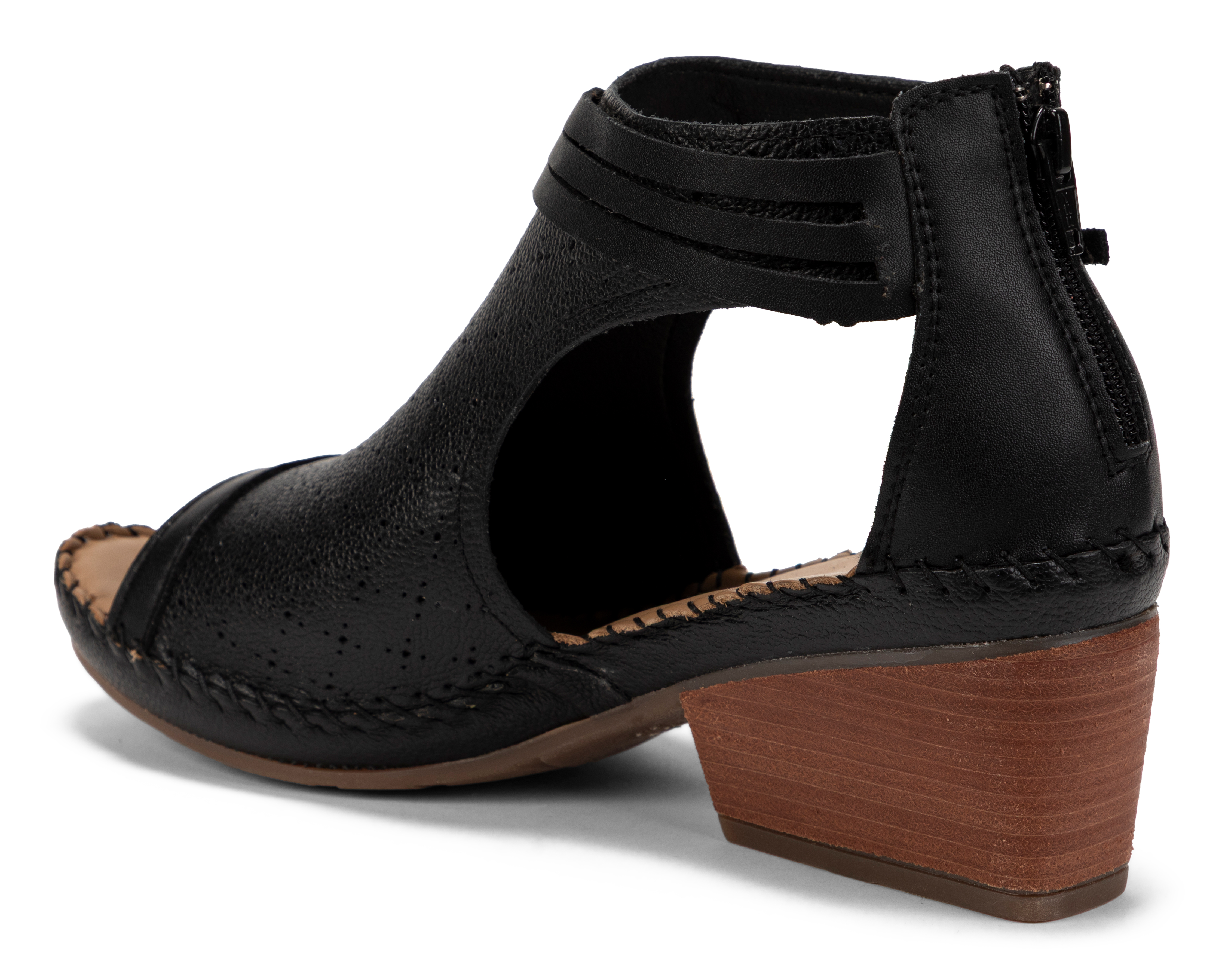 Foto 4 pulgar | Foto 3 | Sandalias Confort Lobo Solo de Piel para Mujer