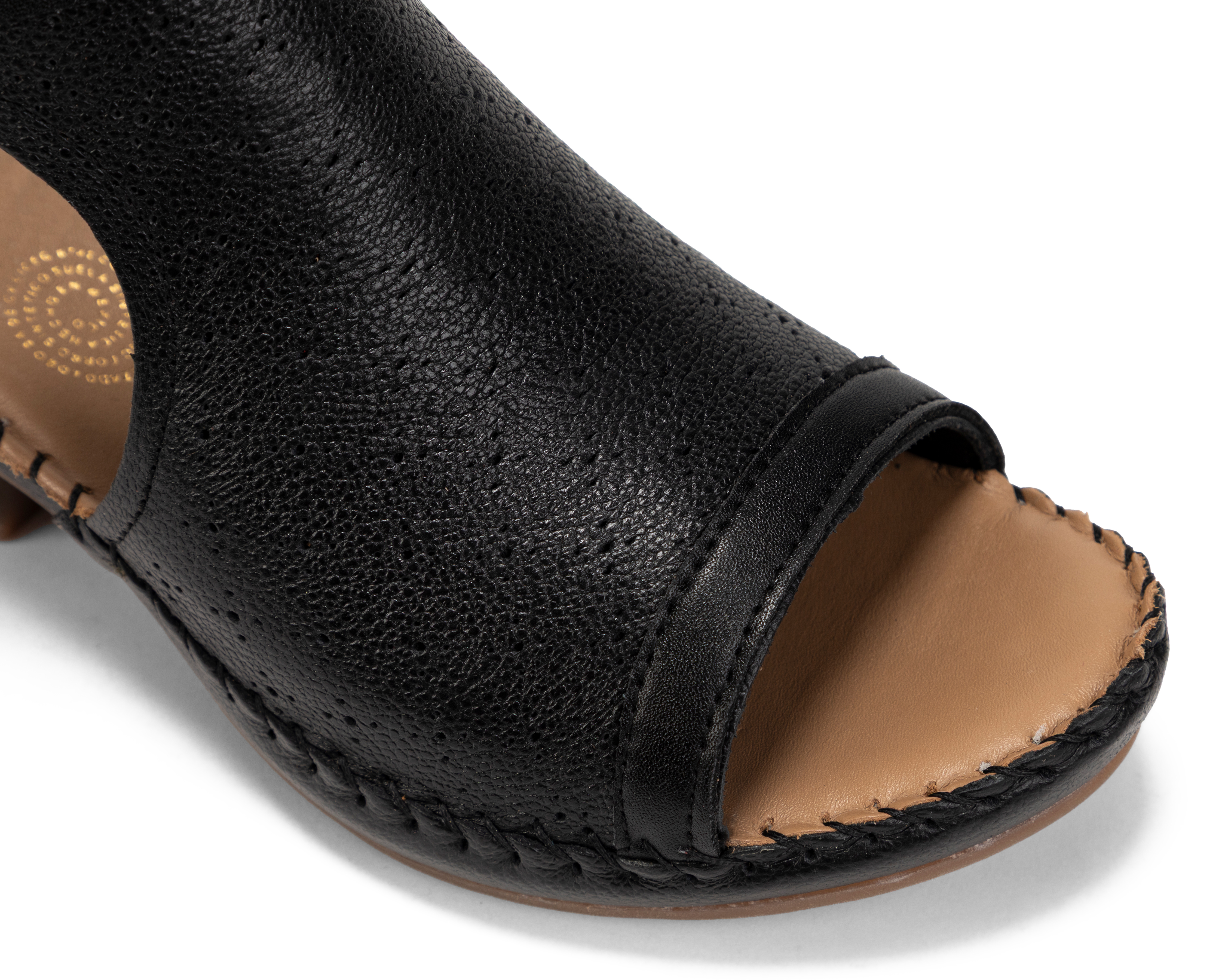 Foto 6 | Foto 6 | Sandalias Confort Lobo Solo de Piel para Mujer