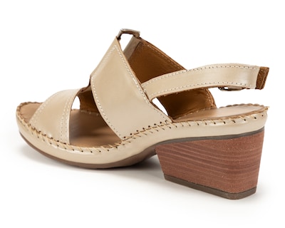 Foto 3 | Foto 3 | Sandalias Confort Lobo Solo de Piel para Mujer