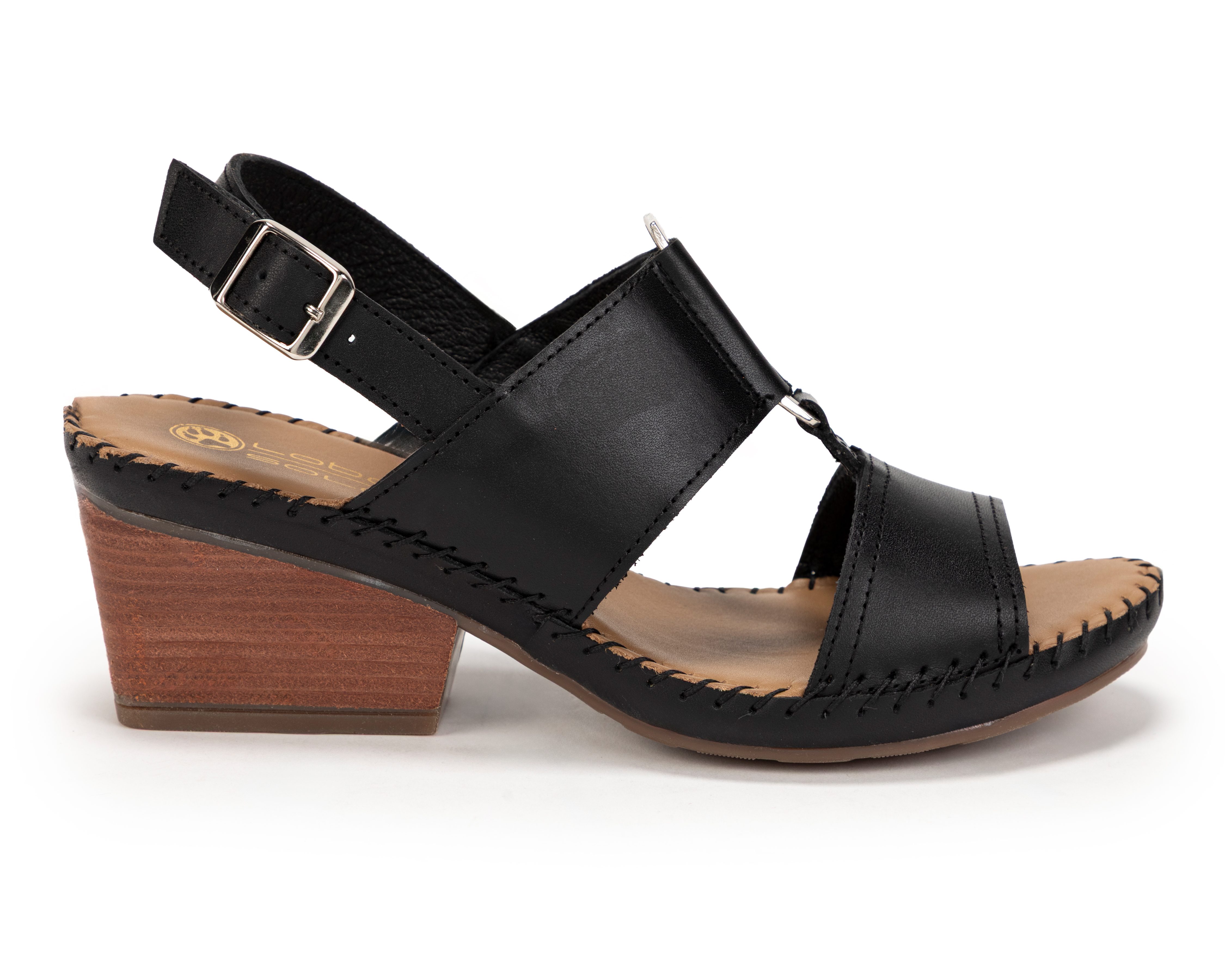 Foto 2 | Foto 2 | Sandalias Confort Lobo Solo de Piel para Mujer