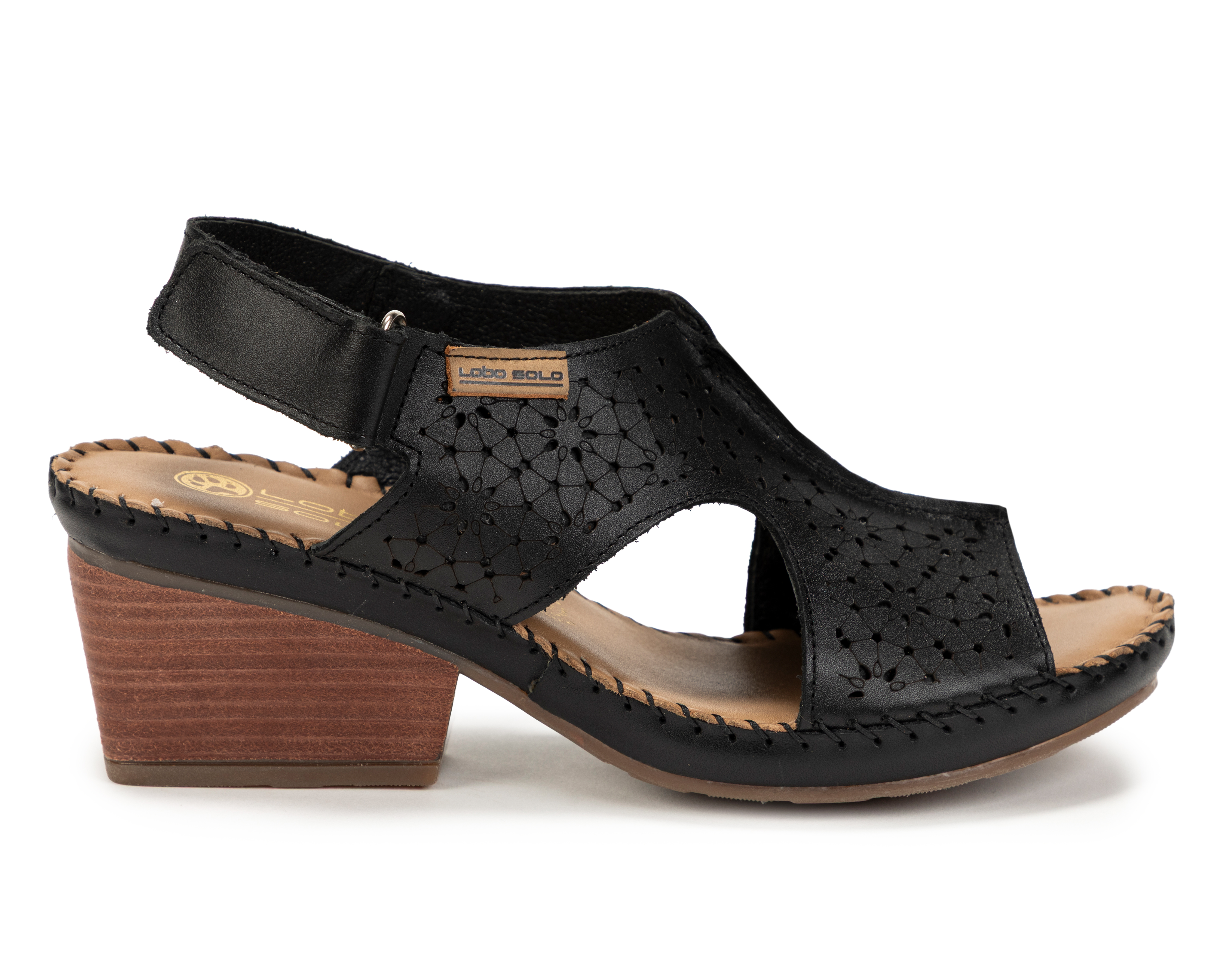 Foto 3 pulgar | Foto 2 | Sandalias Confort Lobo Solo de Piel para Mujer