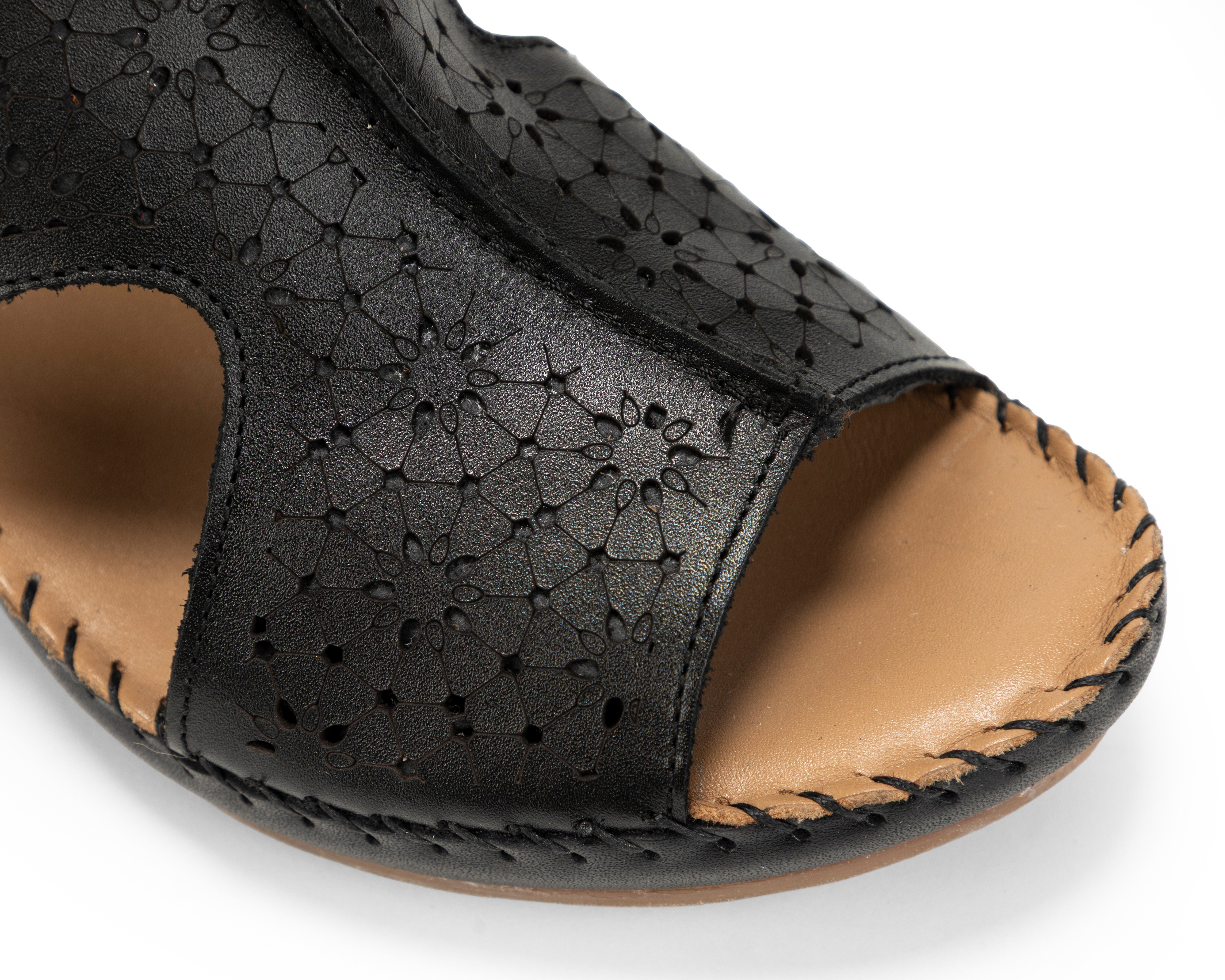 Foto 6 | Foto 6 | Sandalias Confort Lobo Solo de Piel para Mujer