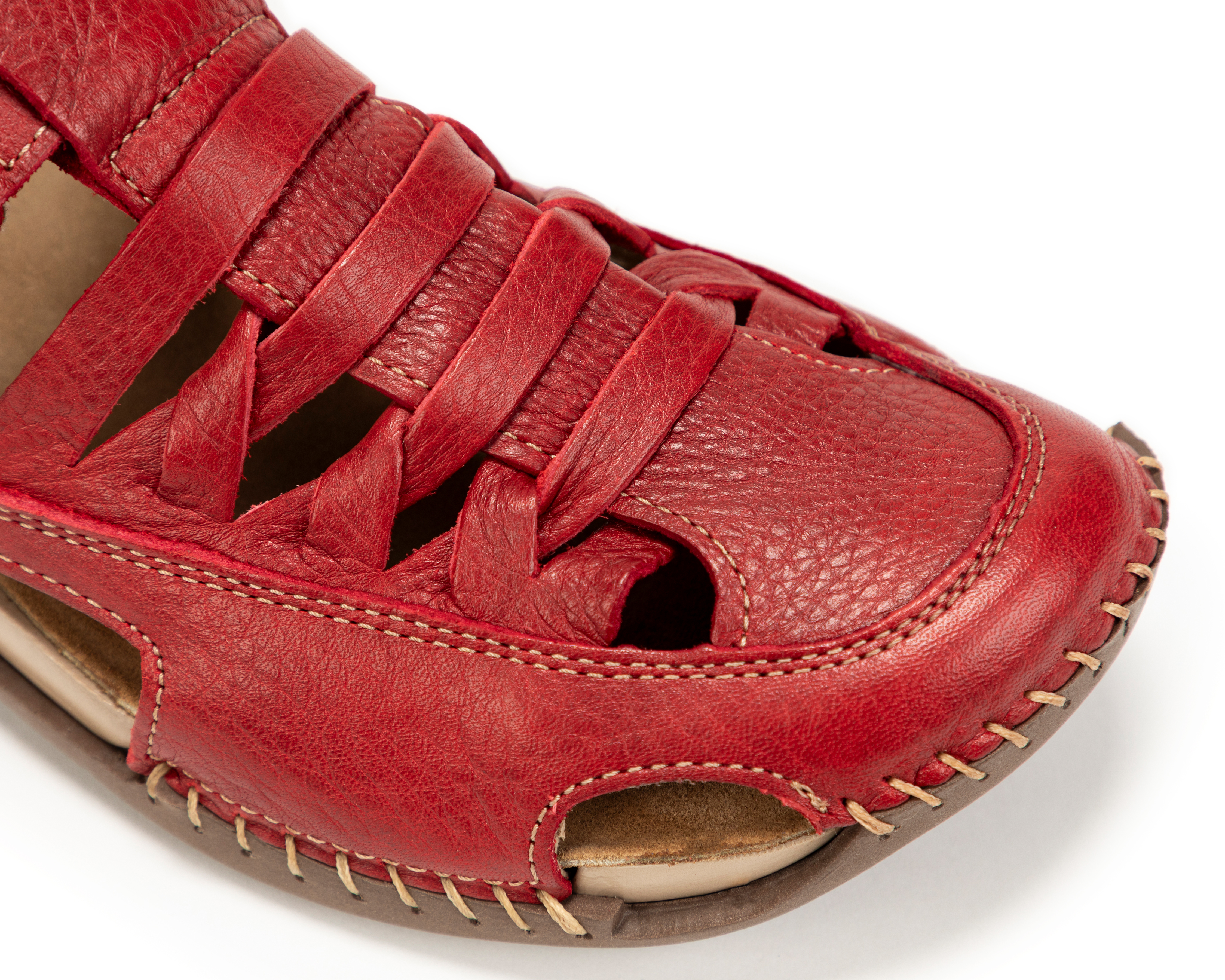 Foto 6 | Foto 6 | Sandalias Confort Lobo Solo de Piel para Mujer