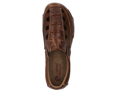 Foto 5 | Foto 5 | Sandalias Confort Lobo Solo de Piel para Mujer