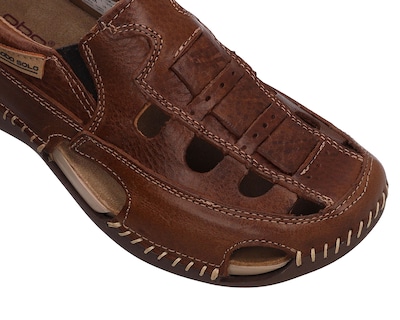 Foto 6 | Foto 6 | Sandalias Confort Lobo Solo de Piel para Mujer