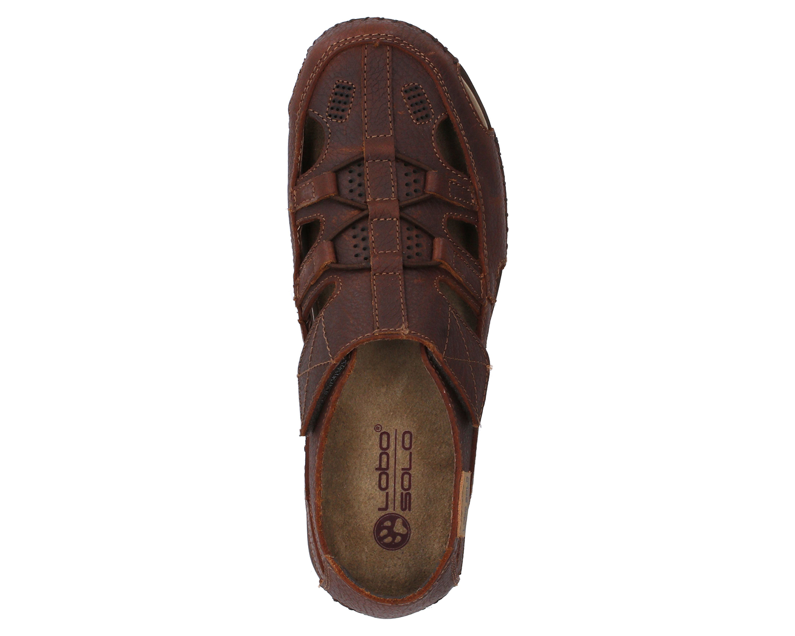 Foto 5 | Foto 5 | Sandalias Confort Lobo Solo de Piel para Mujer